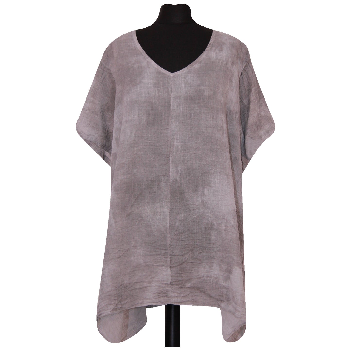 Italian Charm: Women's Quirky Tie Dye Cold Wash Top