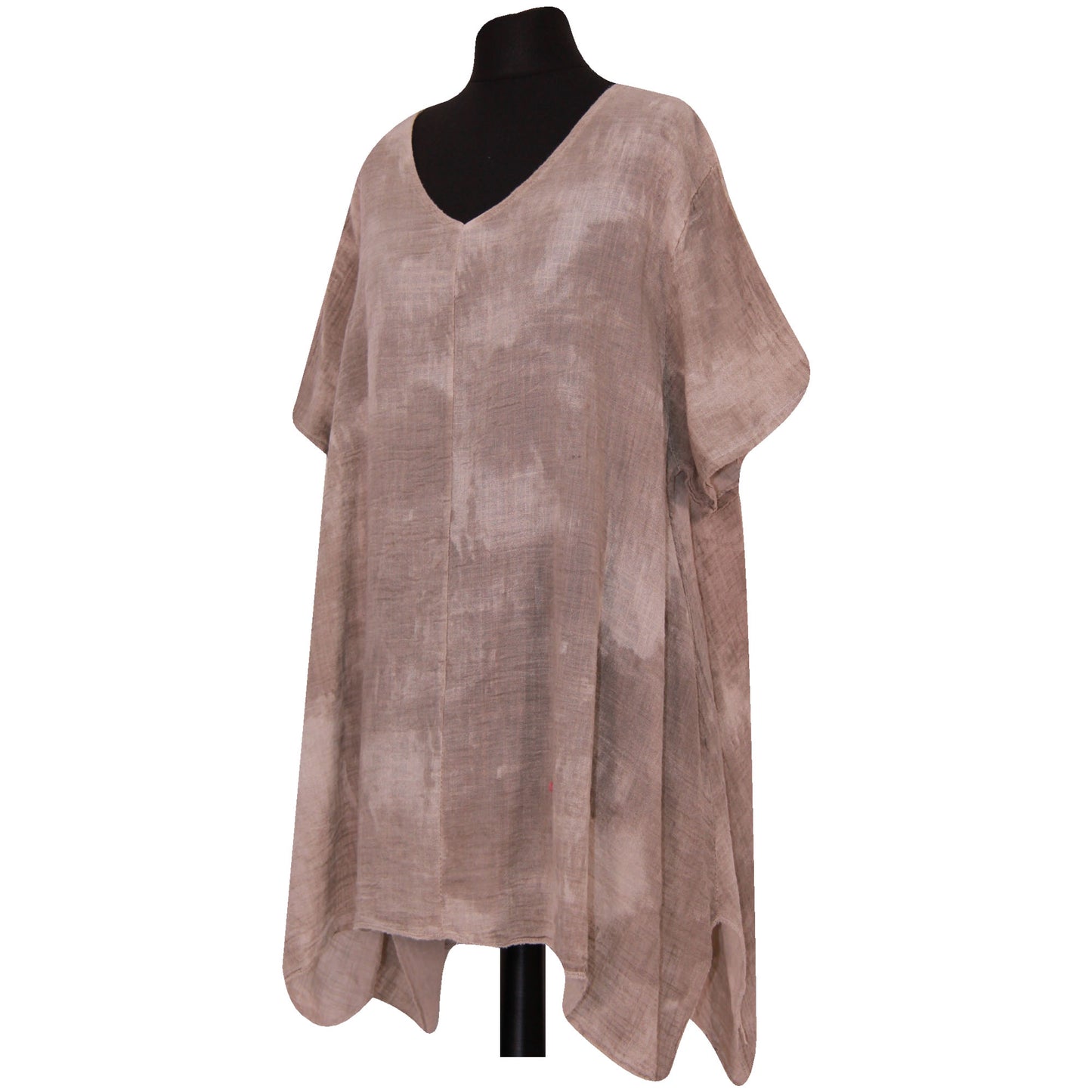Italian Charm: Women's Quirky Tie Dye Cold Wash Top