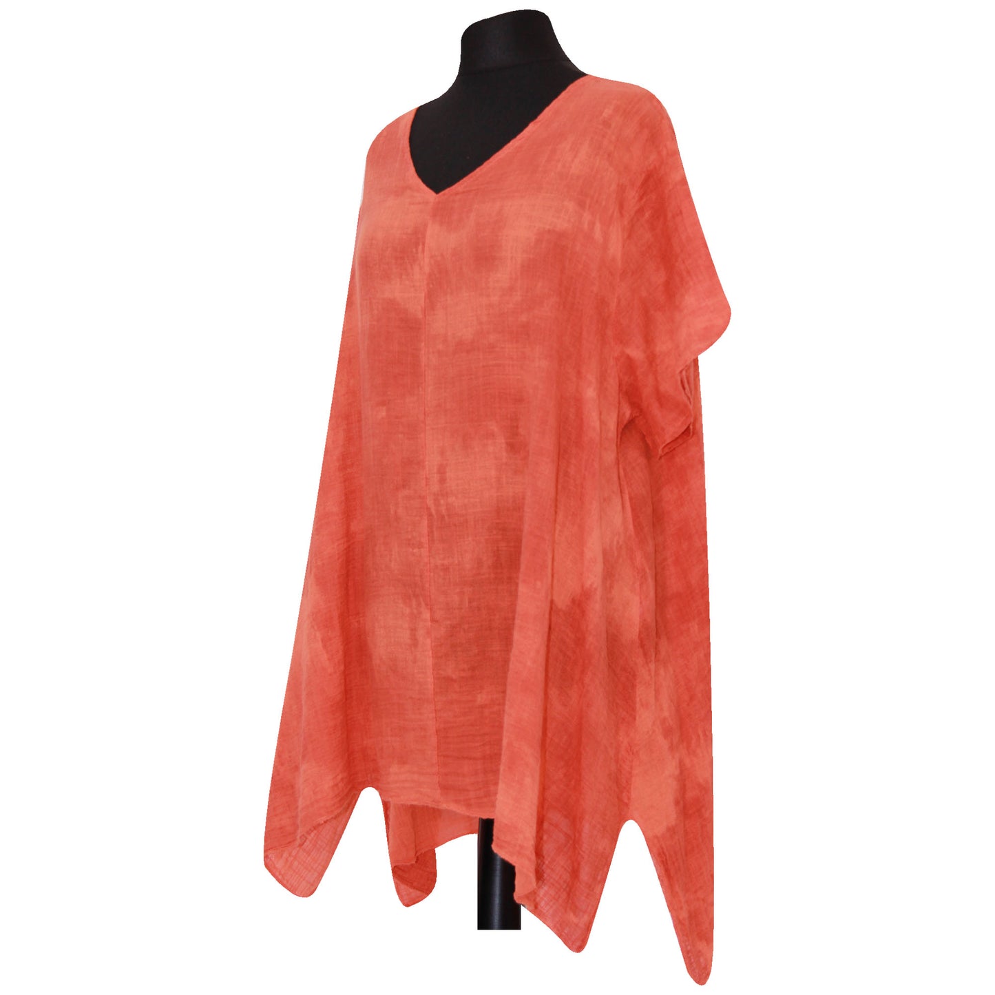 Italian Charm: Women's Quirky Tie Dye Cold Wash Top