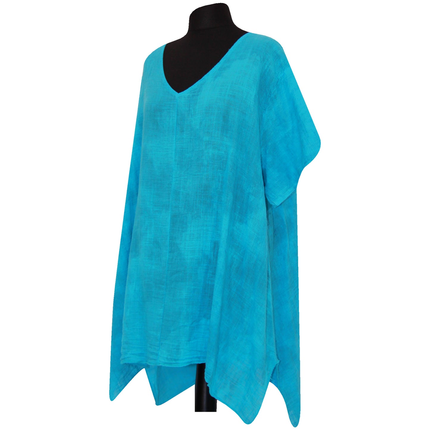 Italian Charm: Women's Quirky Tie Dye Cold Wash Top