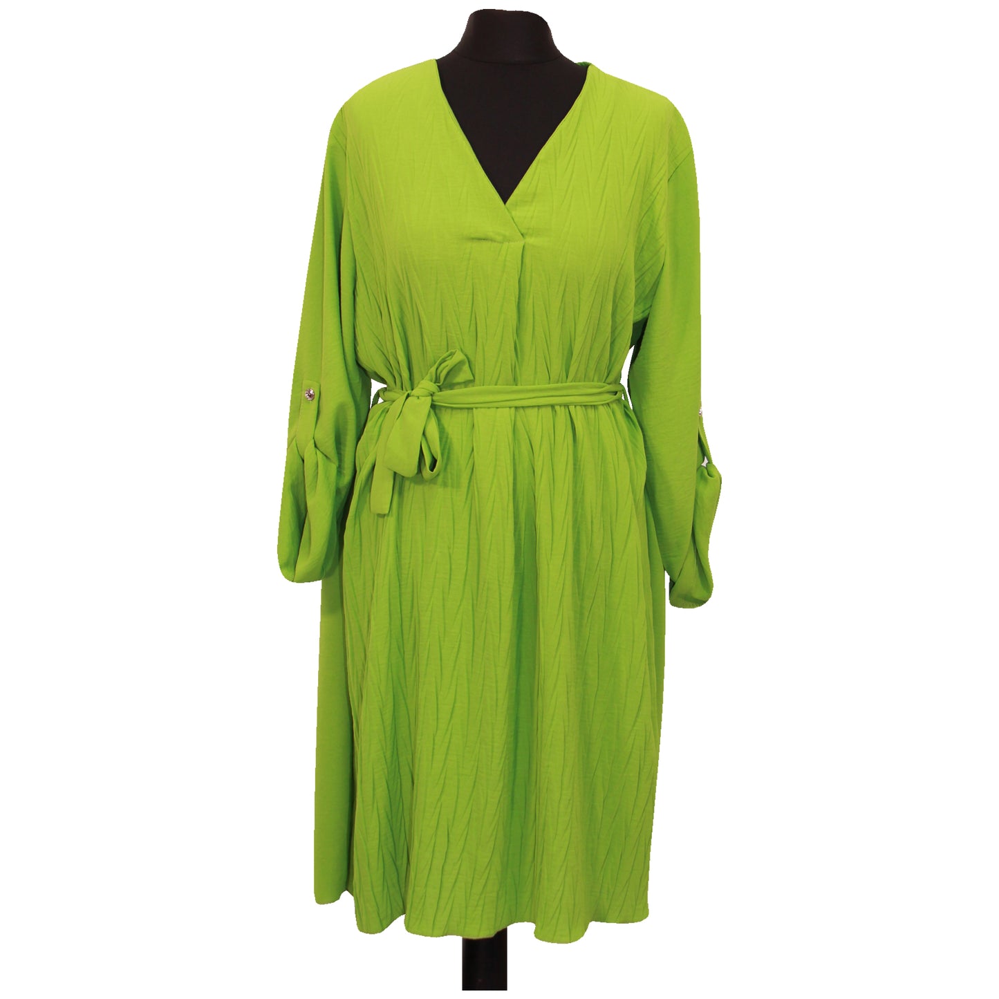 ROBE SWING NŒUD À NOUER POUR FEMME MI-LONGUEUR