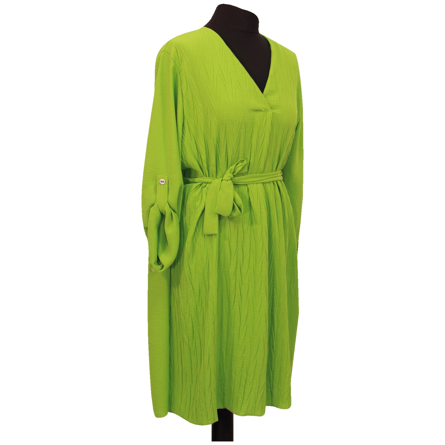 ROBE SWING NŒUD À NOUER POUR FEMME MI-LONGUEUR