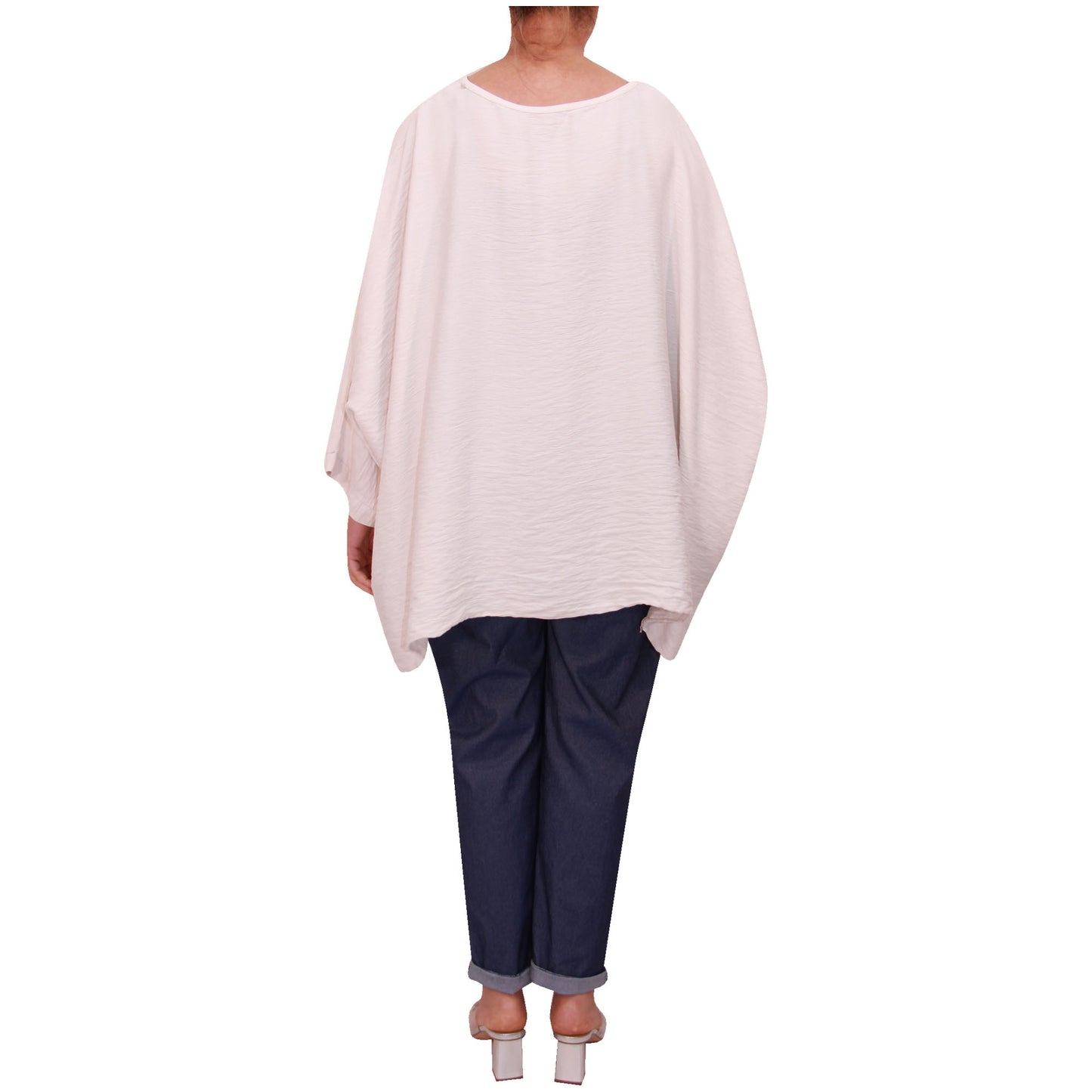 Mesdames fashion top femmes plus taille kimono eye top filles