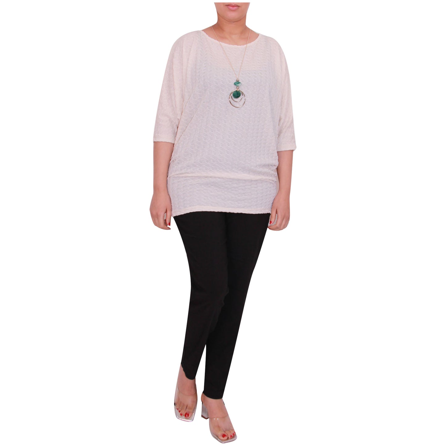 Haut de pêche Batwing pour femme avec imprimé peau