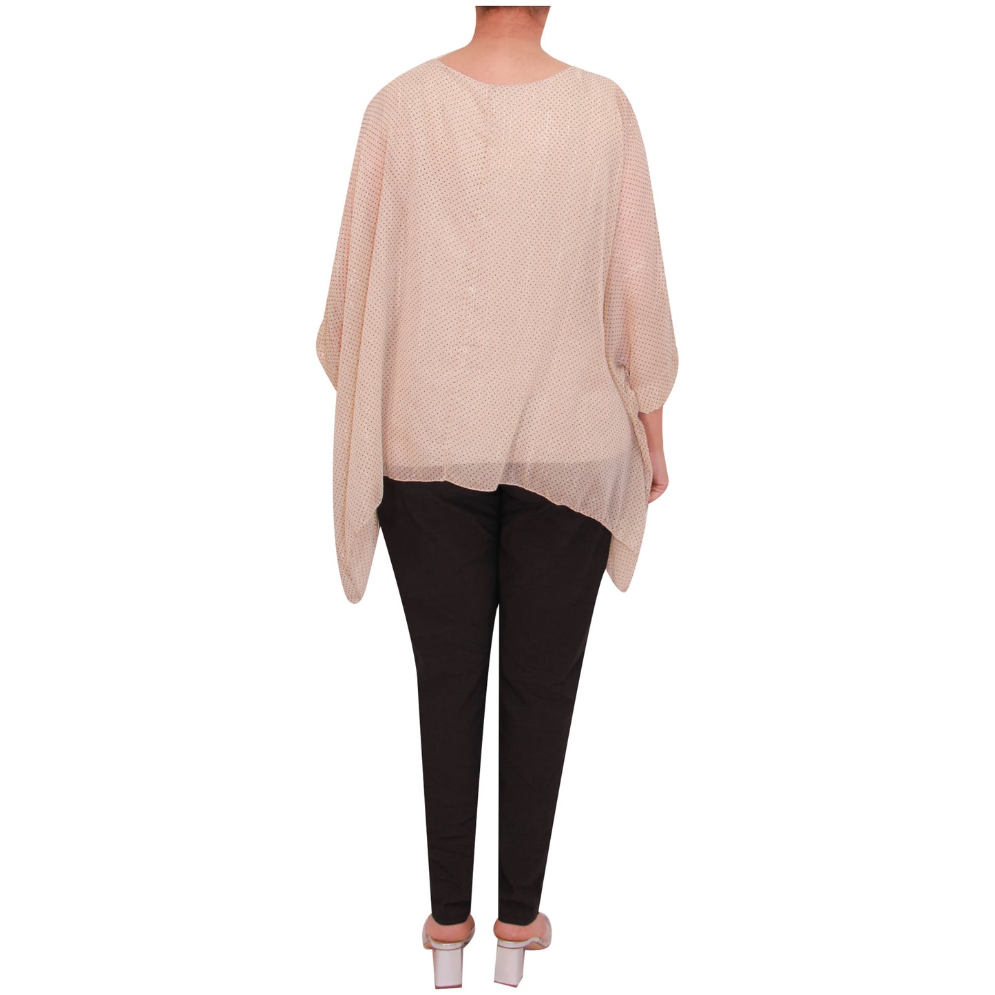 Haut femme kimono chemisier en mousseline de soie