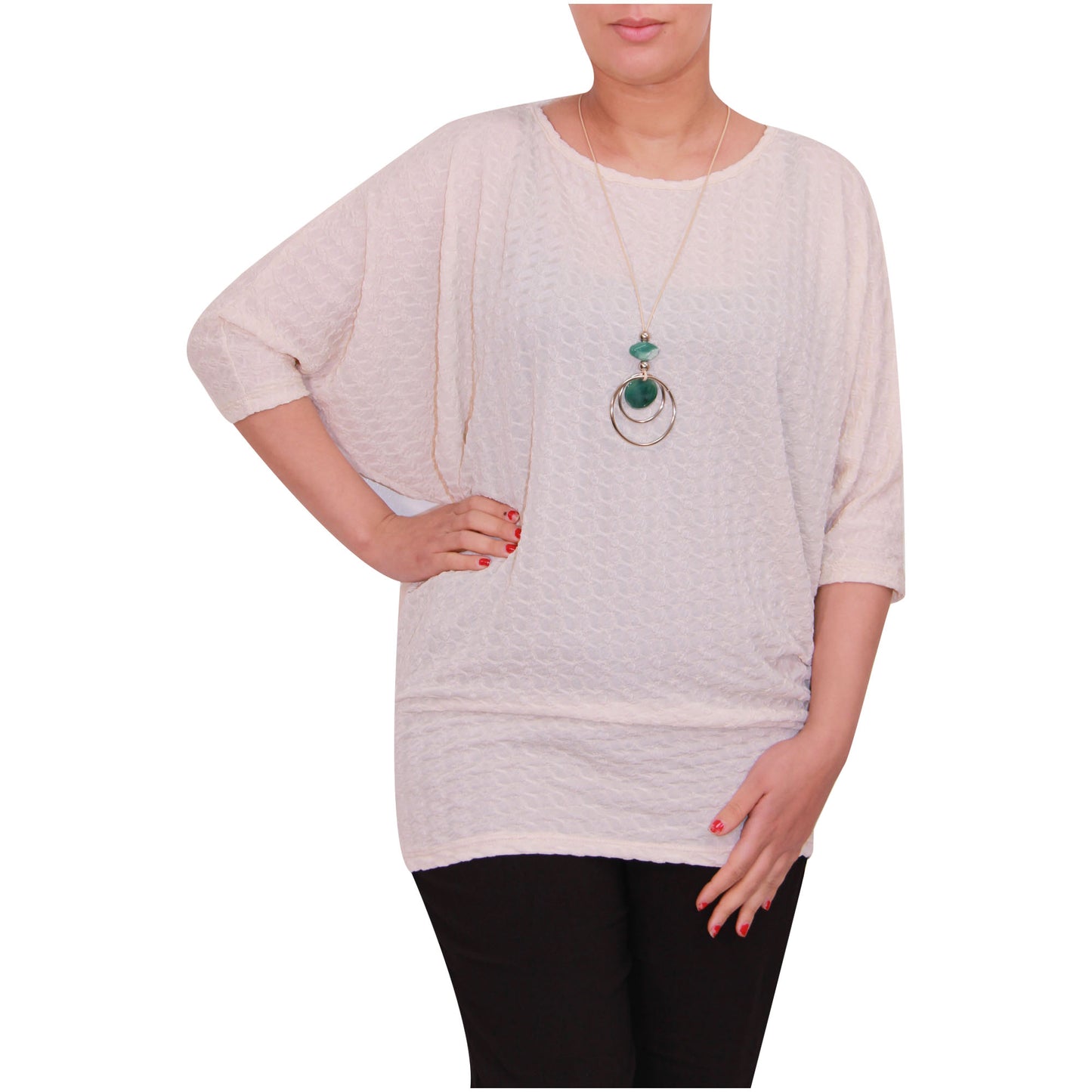 Haut de pêche Batwing pour femme avec imprimé peau