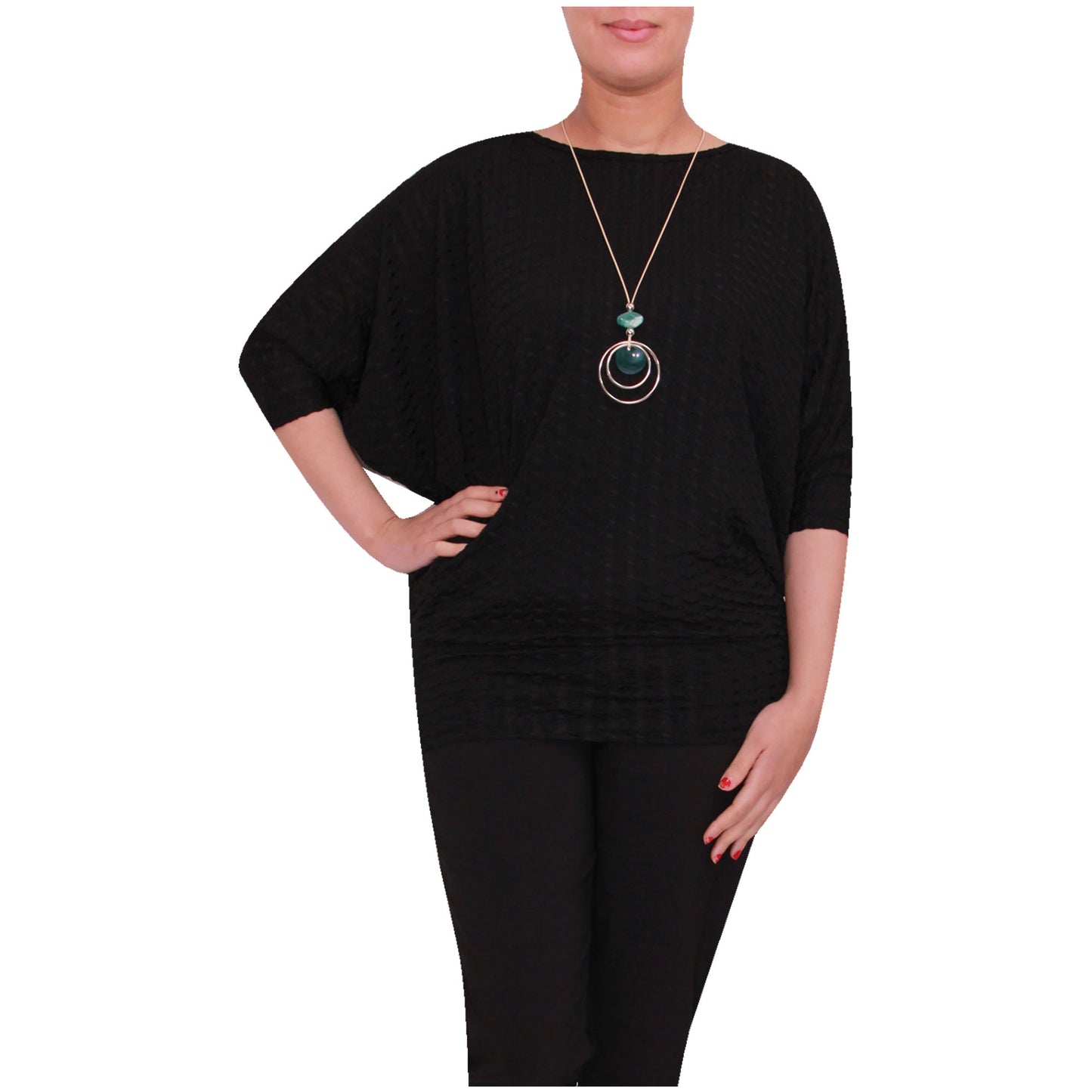Haut de pêche Batwing pour femme avec imprimé peau