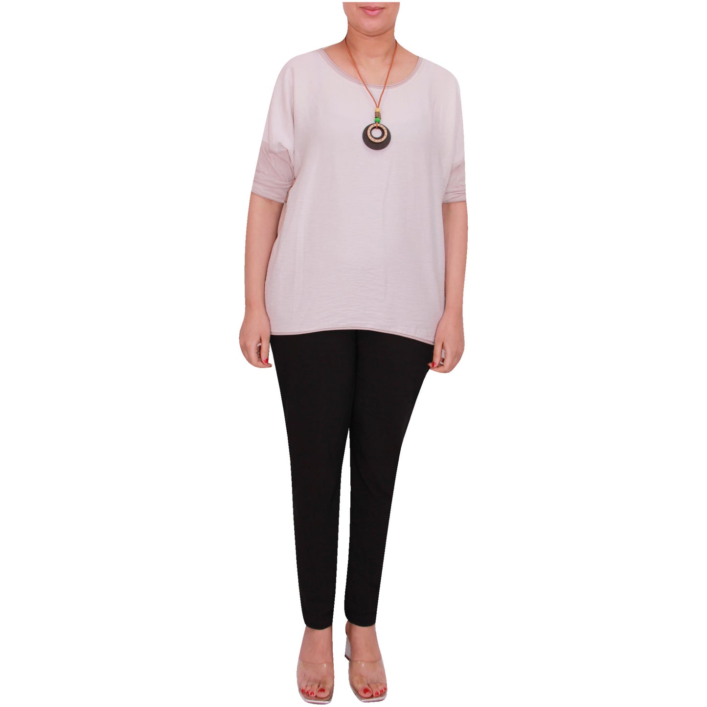 Chemise Crop Top Unie pour Femme, Fabriquée en Italie, avec un Tissu de Qualité Supérieure