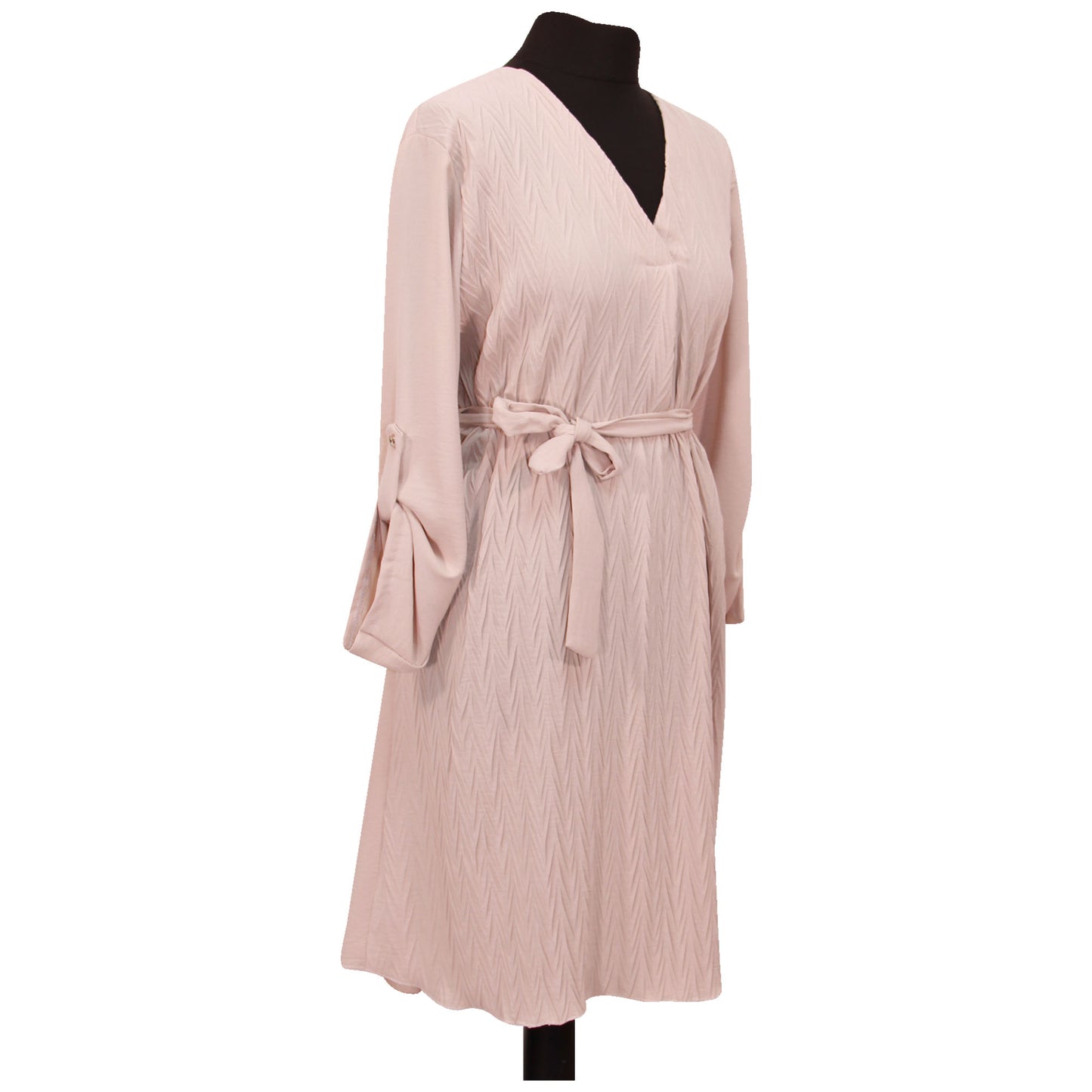 ROBE SWING NŒUD À NOUER POUR FEMME MI-LONGUEUR