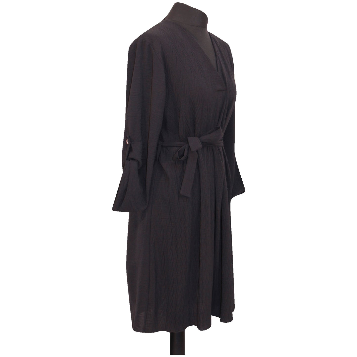 ROBE SWING NŒUD À NOUER POUR FEMME MI-LONGUEUR
