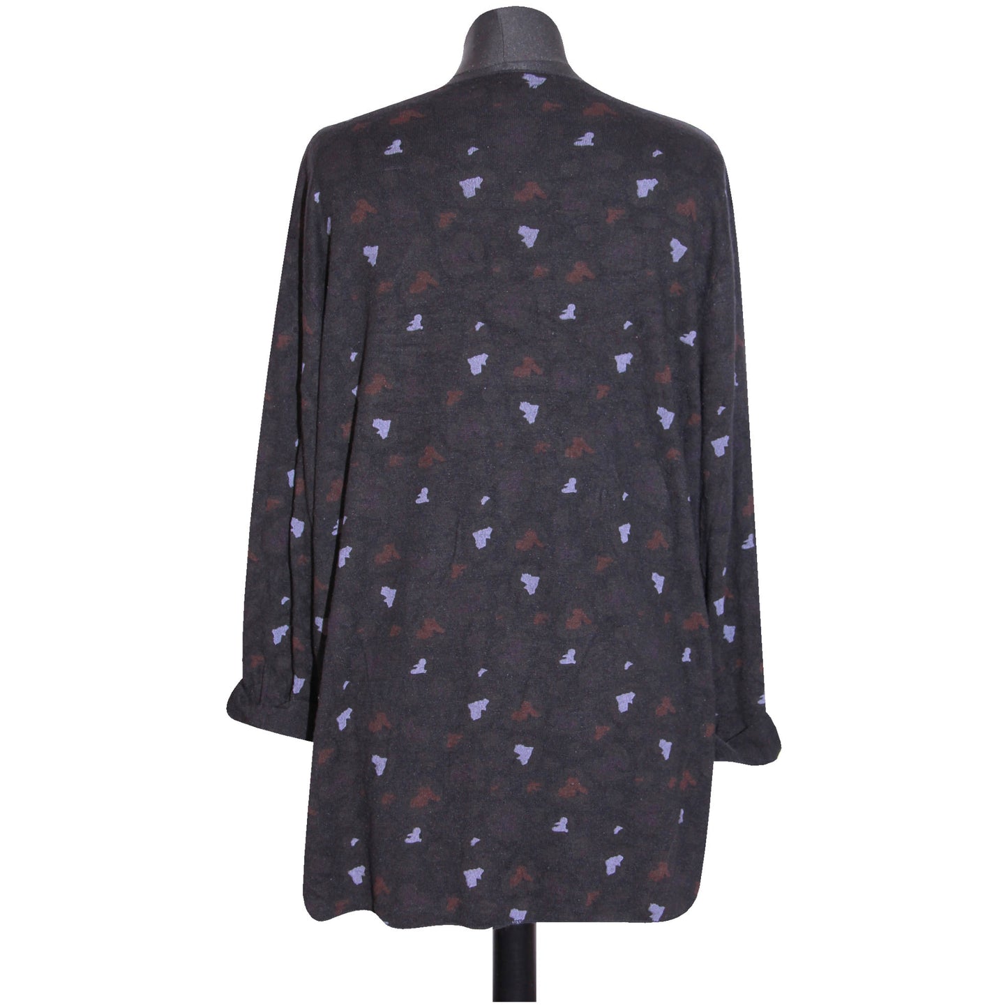 femmes italiennes hauts dames hiver imprimé animal longueur courte