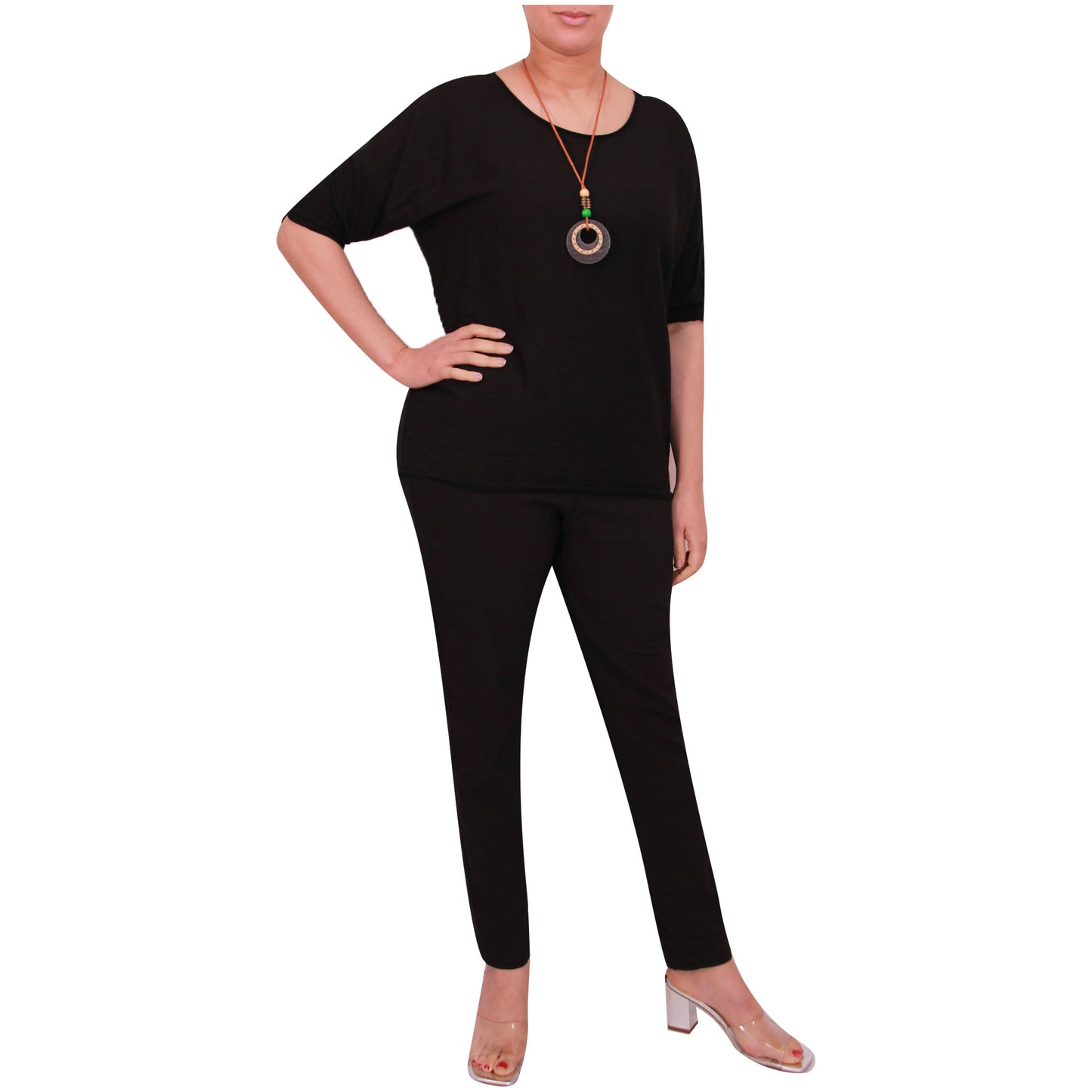 Chemise Crop Top Unie pour Femme, Fabriquée en Italie, avec un Tissu de Qualité Supérieure