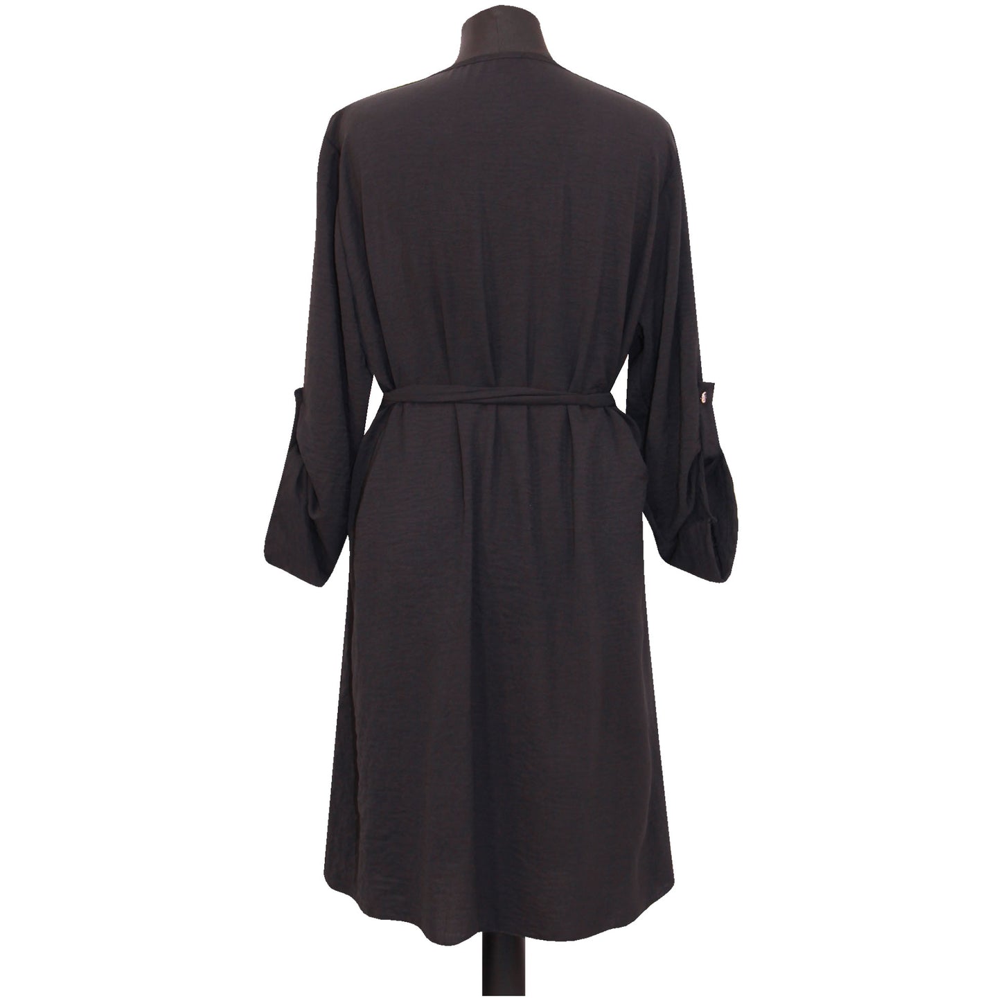 ROBE SWING NŒUD À NOUER POUR FEMME MI-LONGUEUR