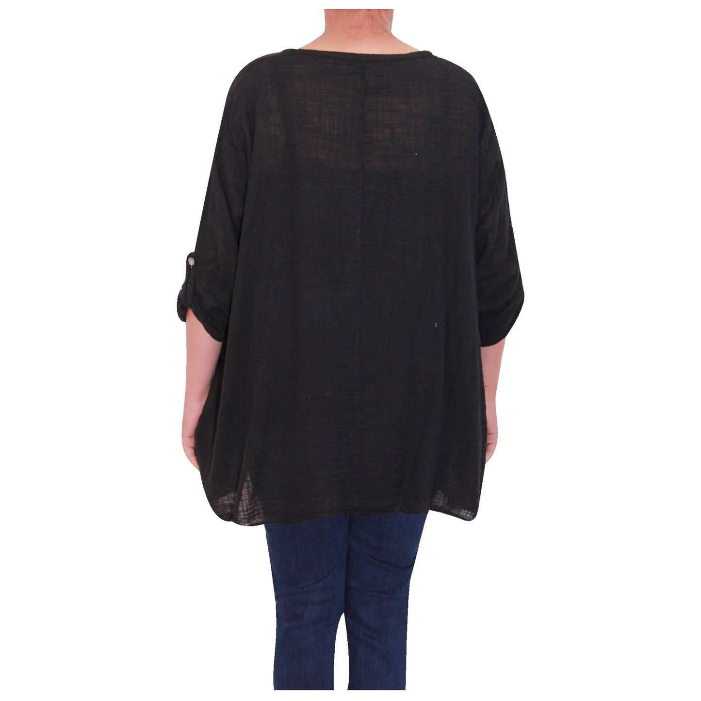 Italian Ladies Plain Lace Top