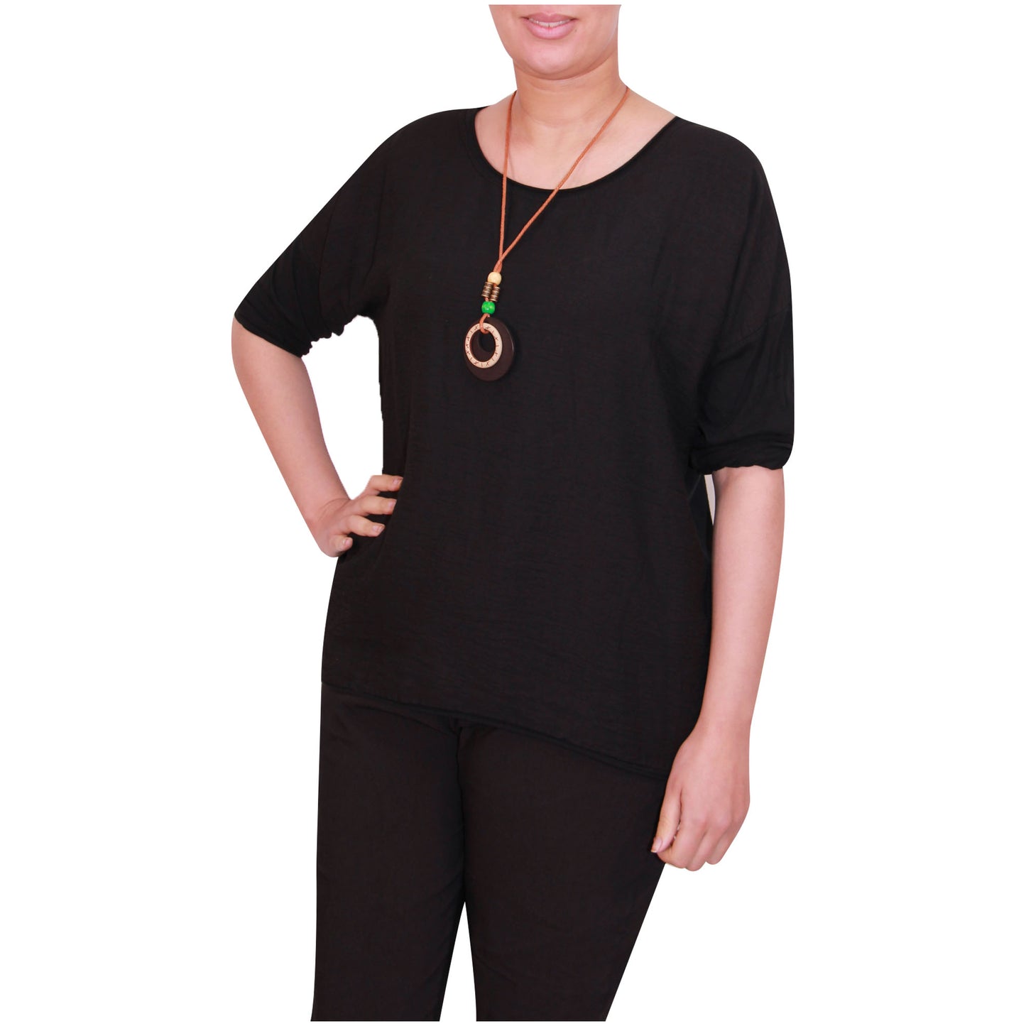 Chemise Crop Top Unie pour Femme, Fabriquée en Italie, avec un Tissu de Qualité Supérieure