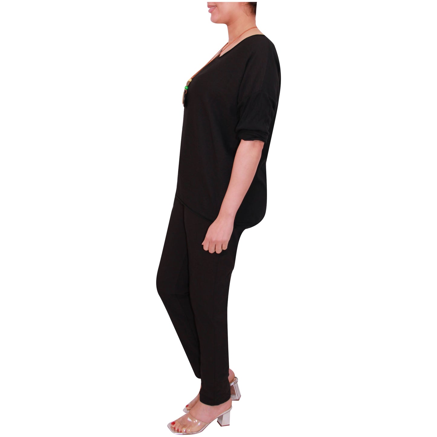 Chemise Crop Top Unie pour Femme, Fabriquée en Italie, avec un Tissu de Qualité Supérieure