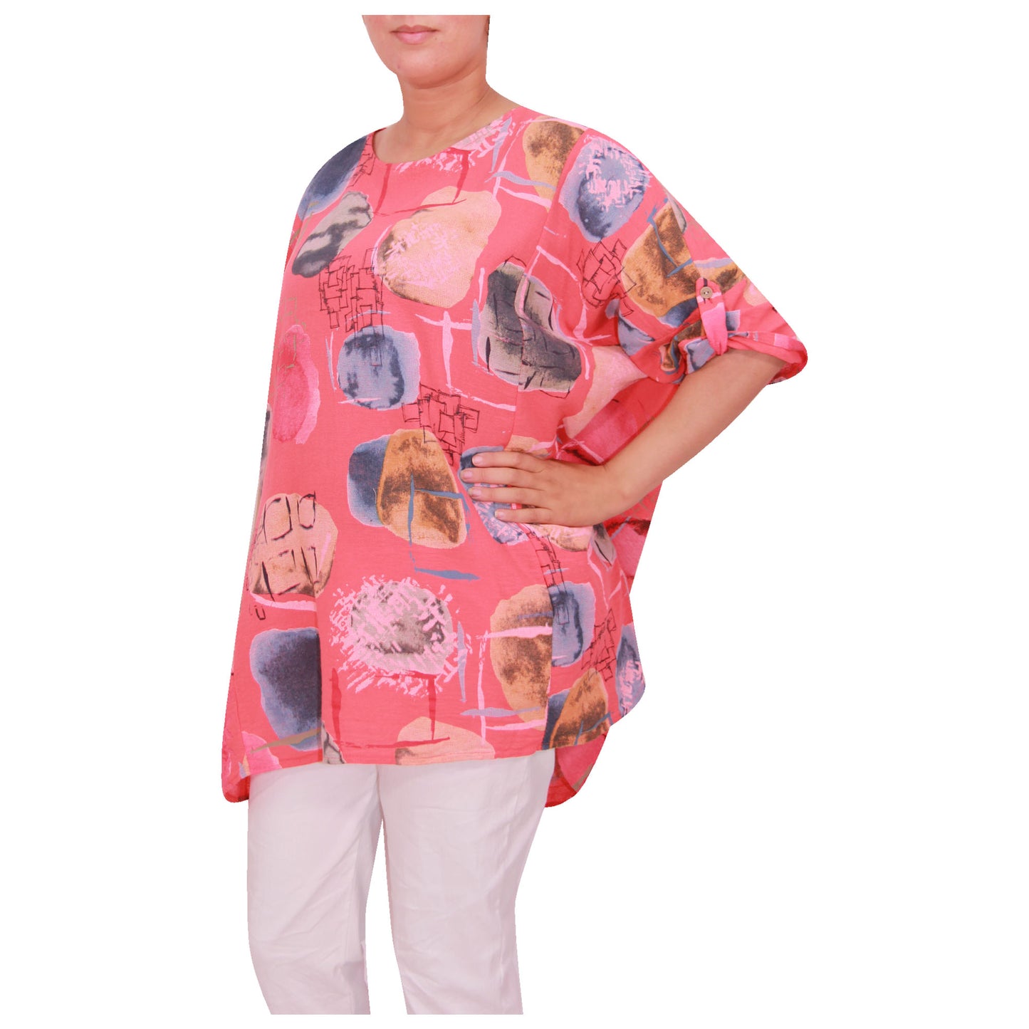 Italian Cotton Top, Apple Print, ladies tops,