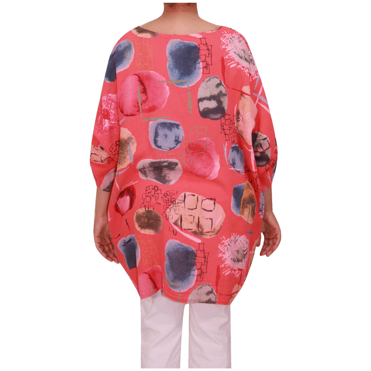 Italian Cotton Top, Apple Print, ladies tops,