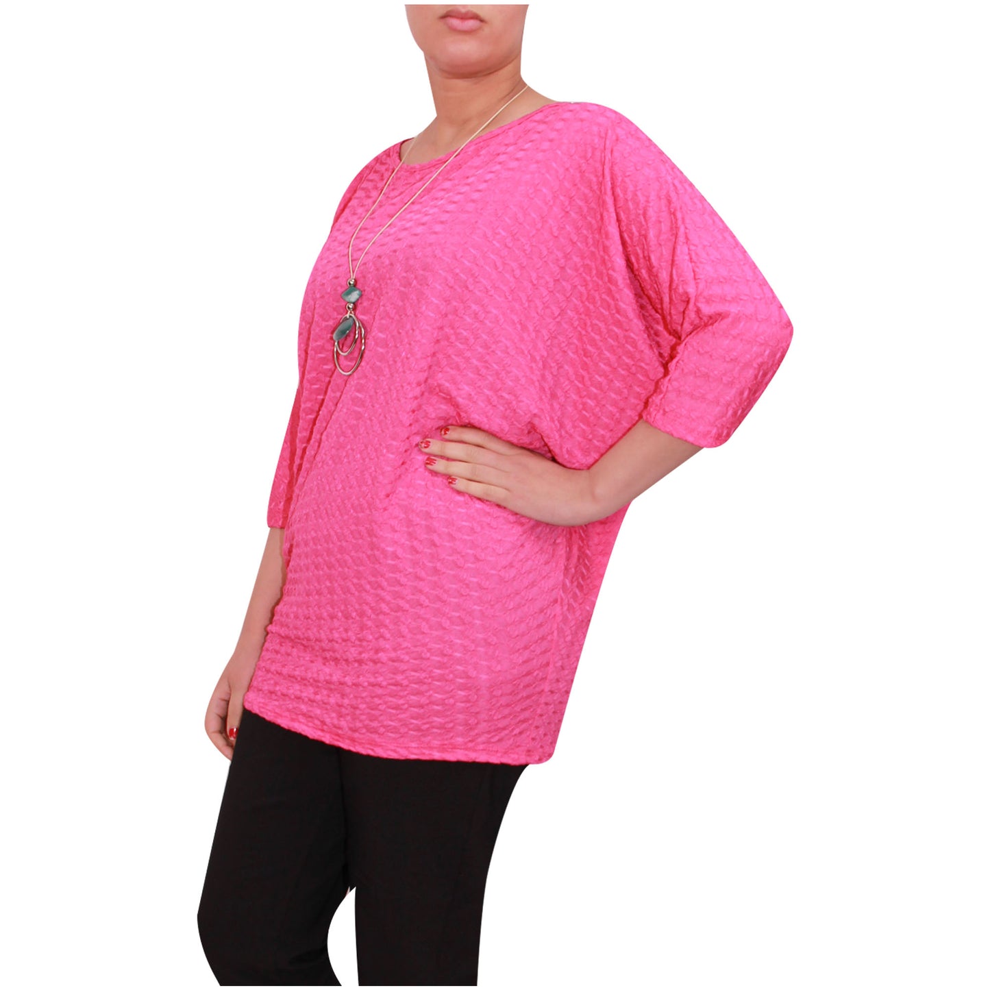 Haut de pêche Batwing pour femme avec imprimé peau