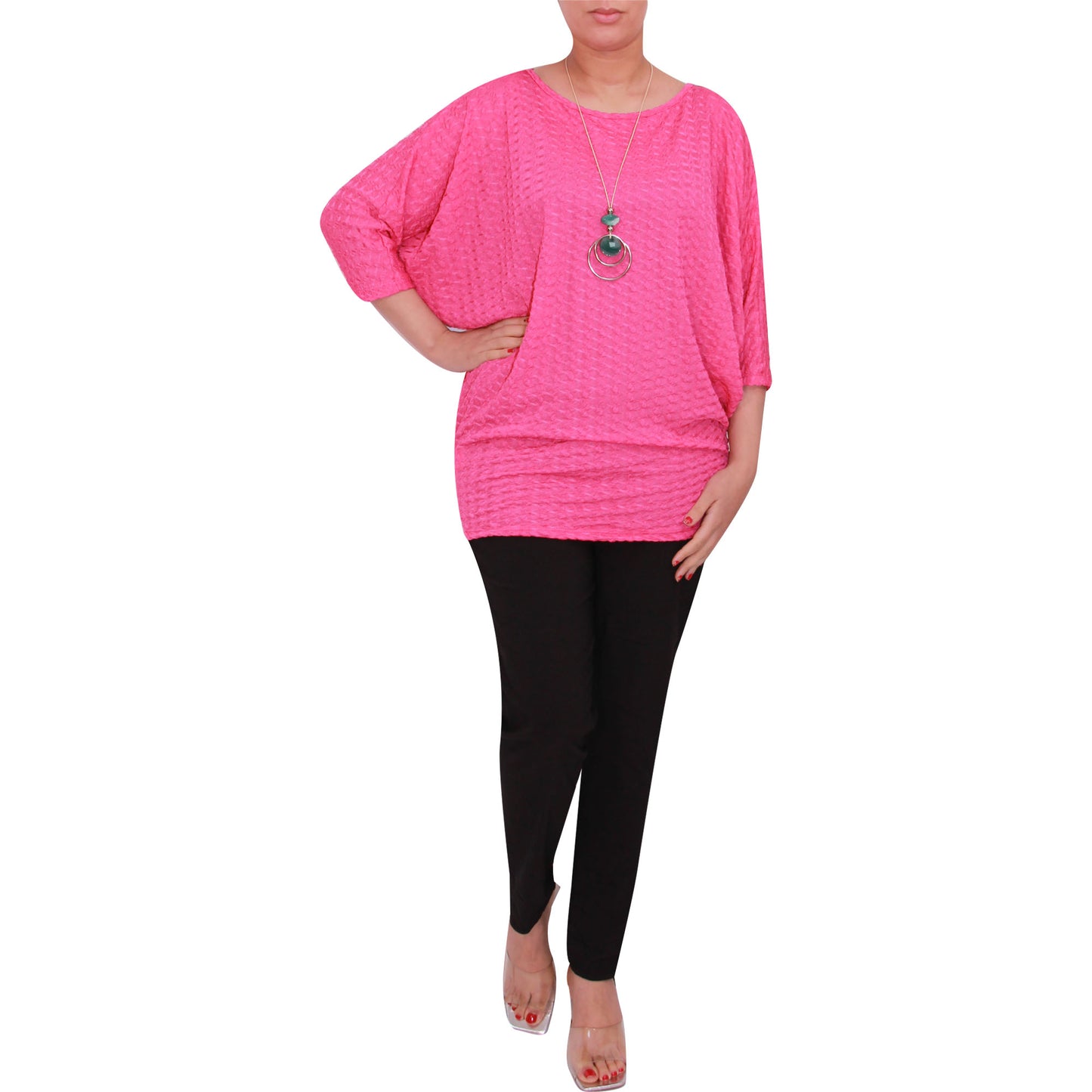 Haut de pêche Batwing pour femme avec imprimé peau