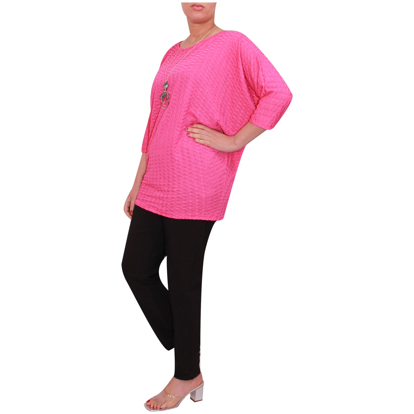 Haut de pêche Batwing pour femme avec imprimé peau