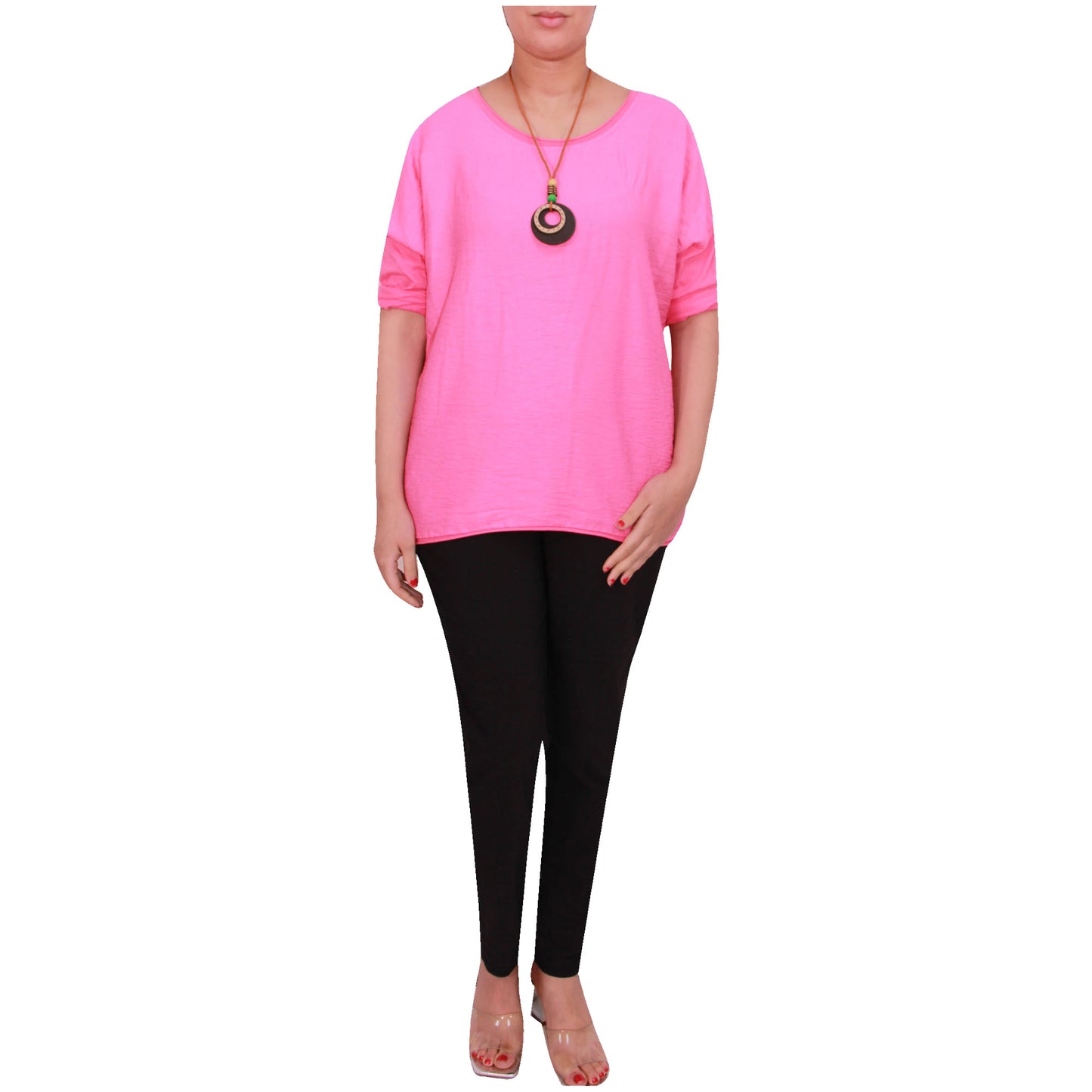 Chemise Crop Top Unie pour Femme, Fabriquée en Italie, avec un Tissu de Qualité Supérieure