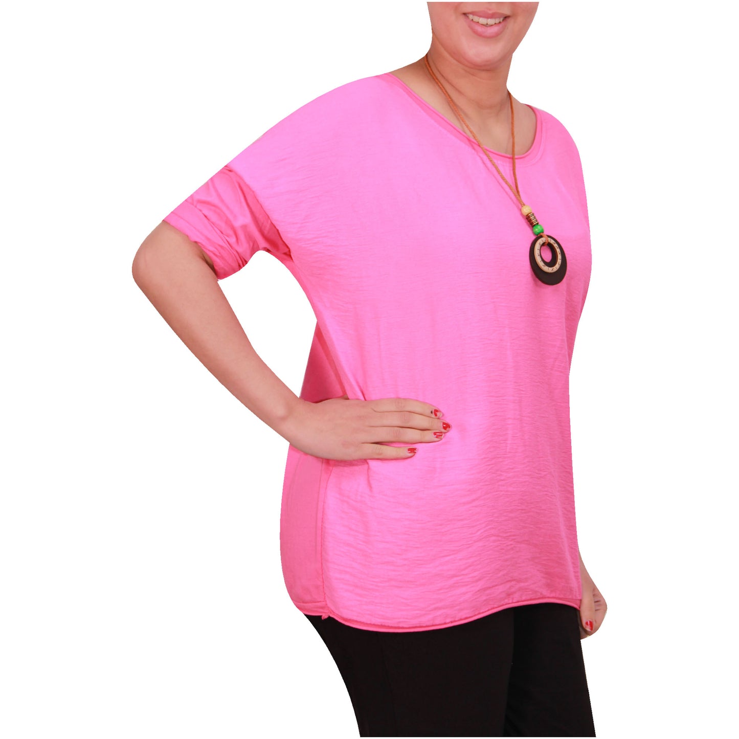 Chemise Crop Top Unie pour Femme, Fabriquée en Italie, avec un Tissu de Qualité Supérieure