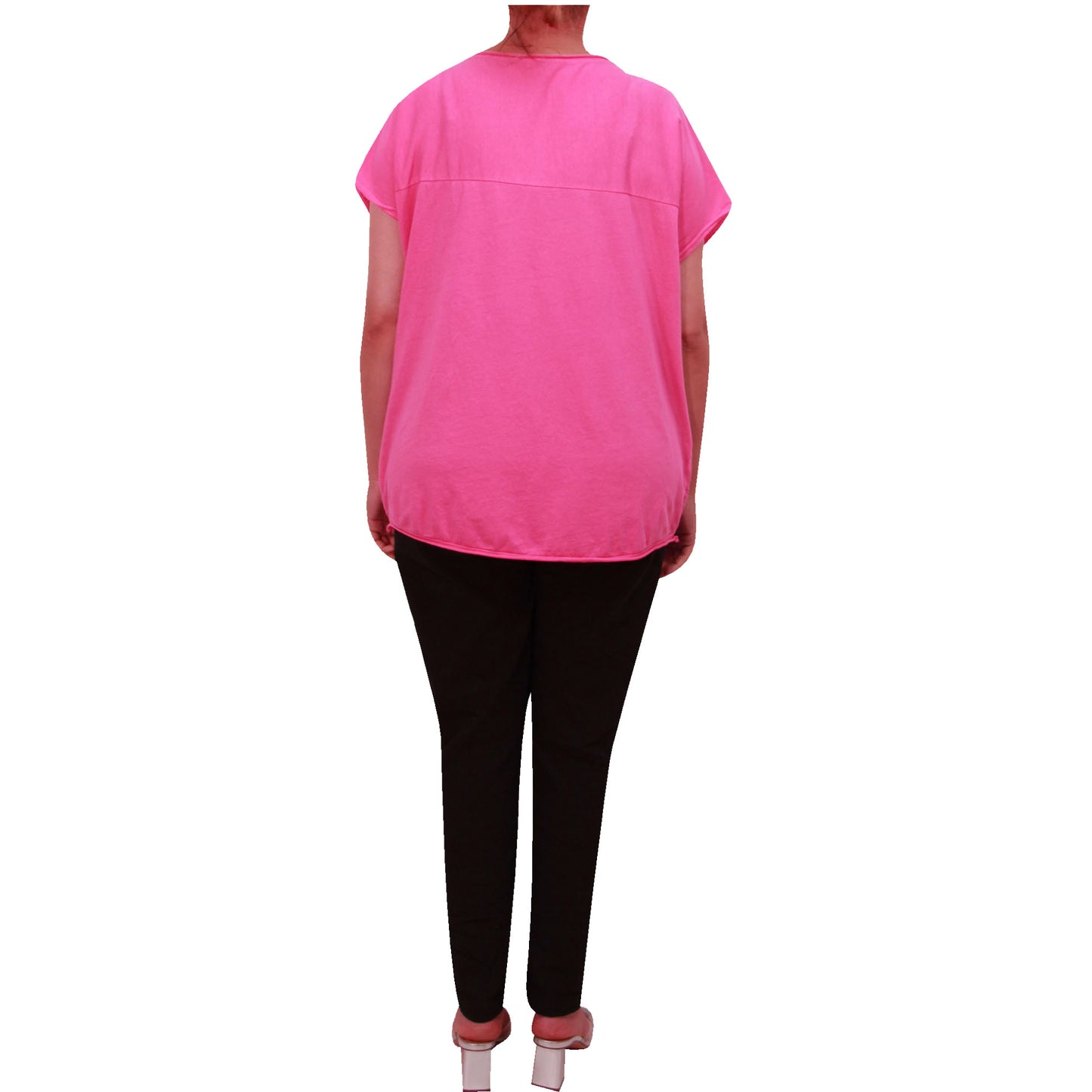 Haut à manches courtes pour femmes, t-shirt imprimé feuille italienne pour femmes, été