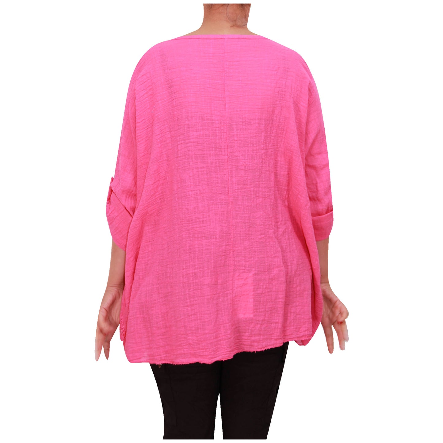 Italian Ladies Plain Lace Top