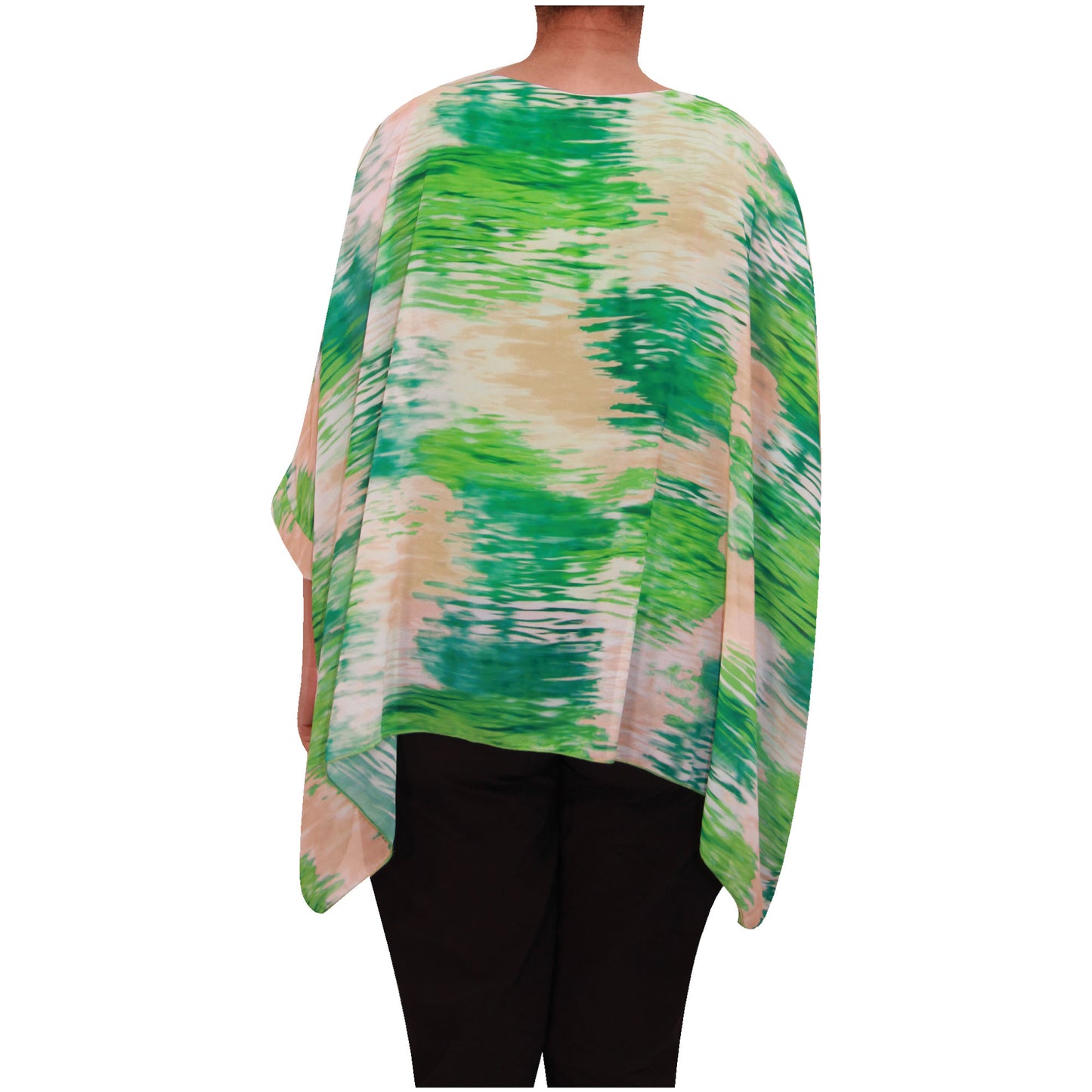 Top femme chemisier en mousseline de soie Tie Dye