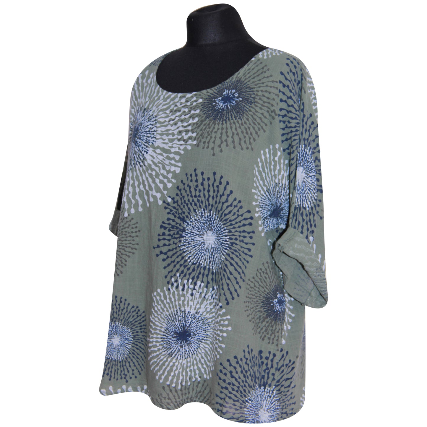 Gecropt topje met Italiaanse spetterprint - Trendy en opvallend