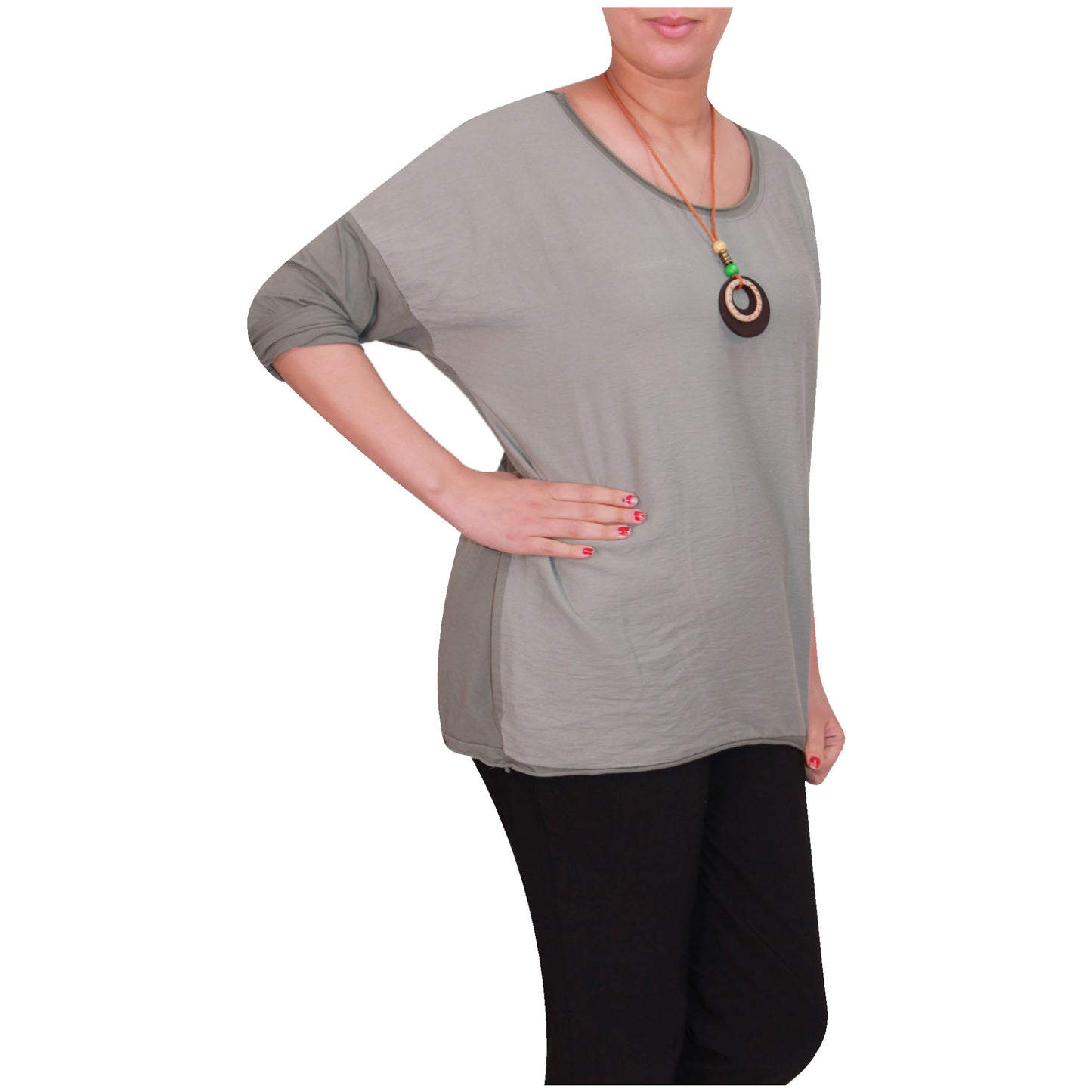 Chemise Crop Top Unie pour Femme, Fabriquée en Italie, avec un Tissu de Qualité Supérieure
