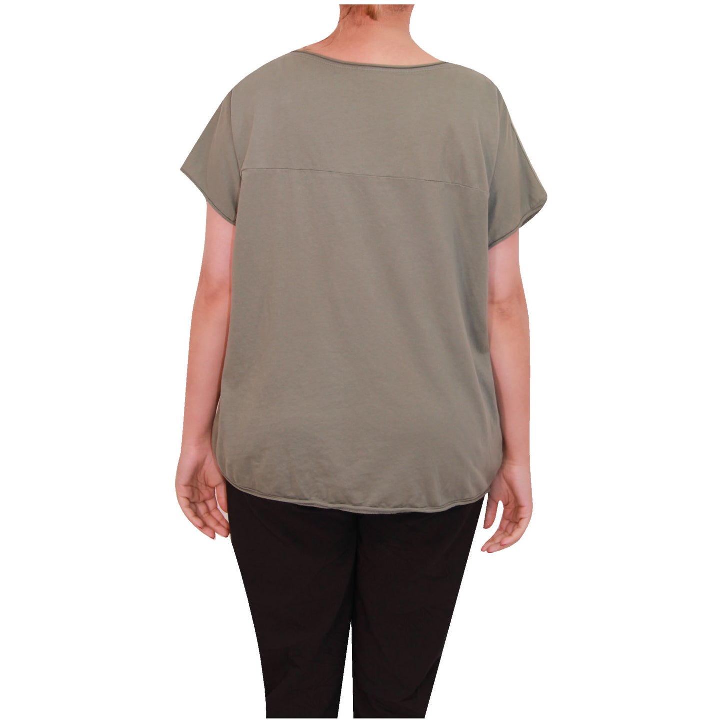 Haut à manches courtes pour femmes, t-shirt imprimé feuille italienne pour femmes, été