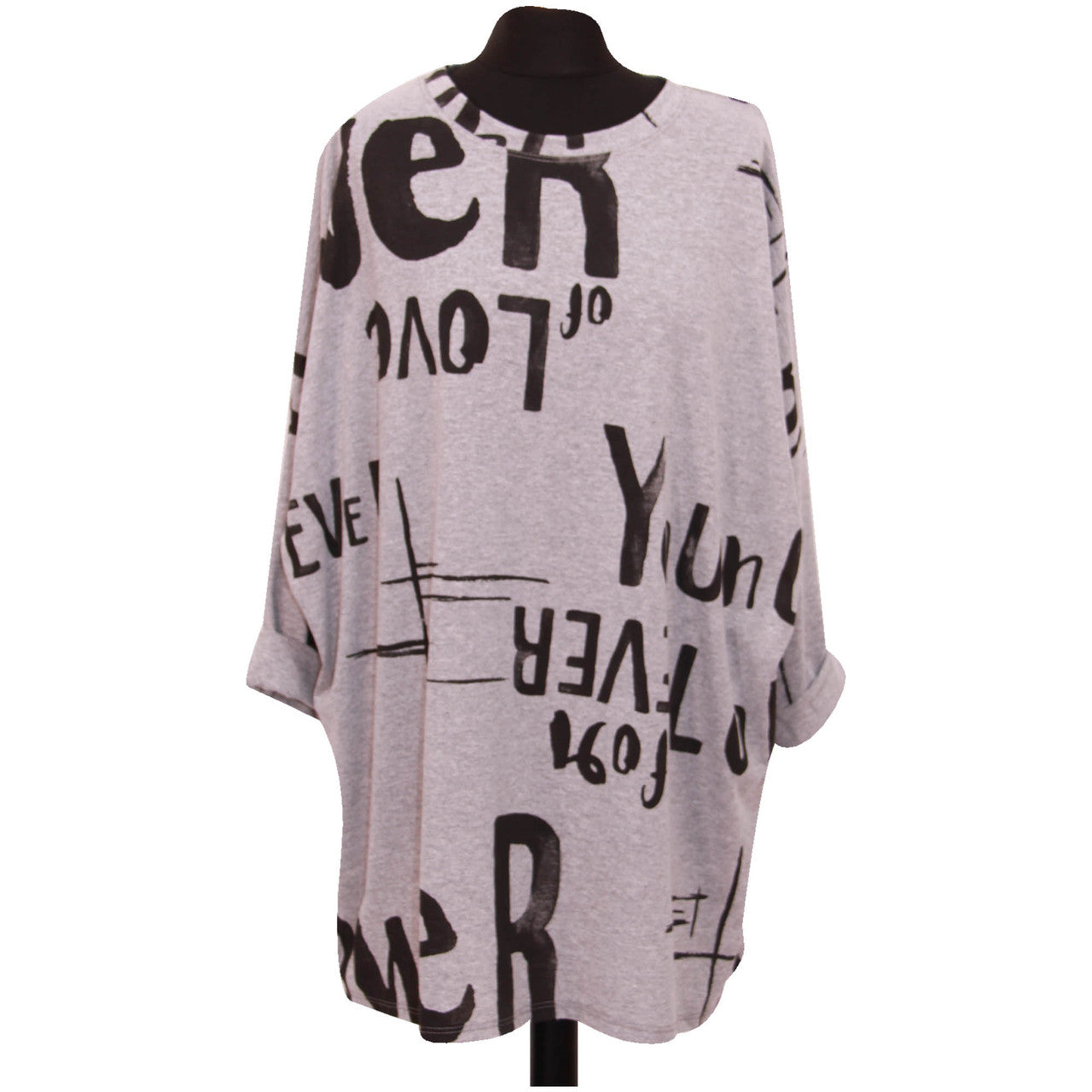 T-shirt d'été pour femme avec imprimé graffiti haut italien