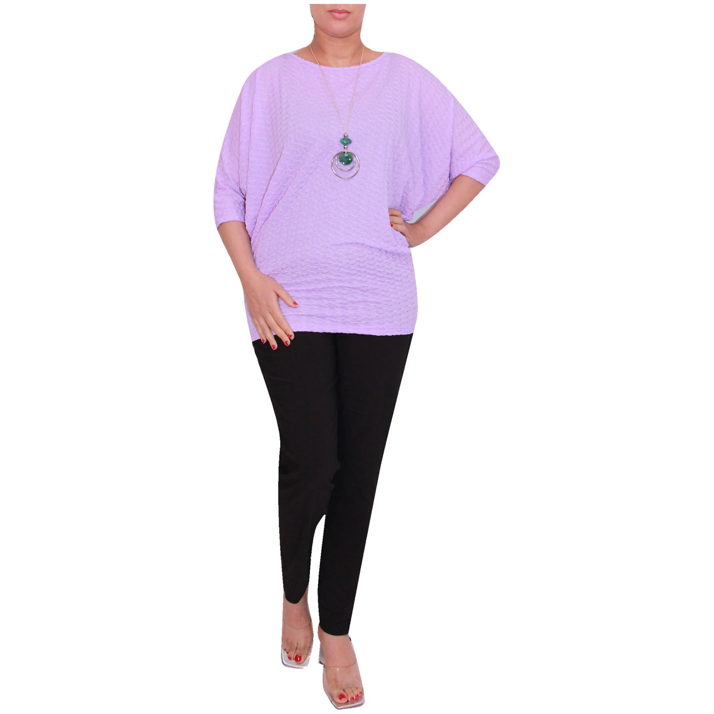 Haut de pêche Batwing pour femme avec imprimé peau