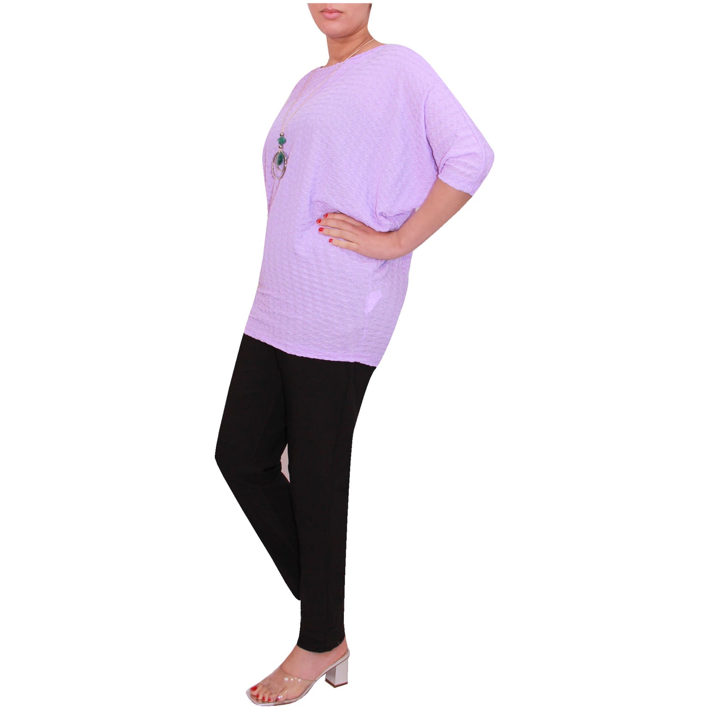 Haut de pêche Batwing pour femme avec imprimé peau