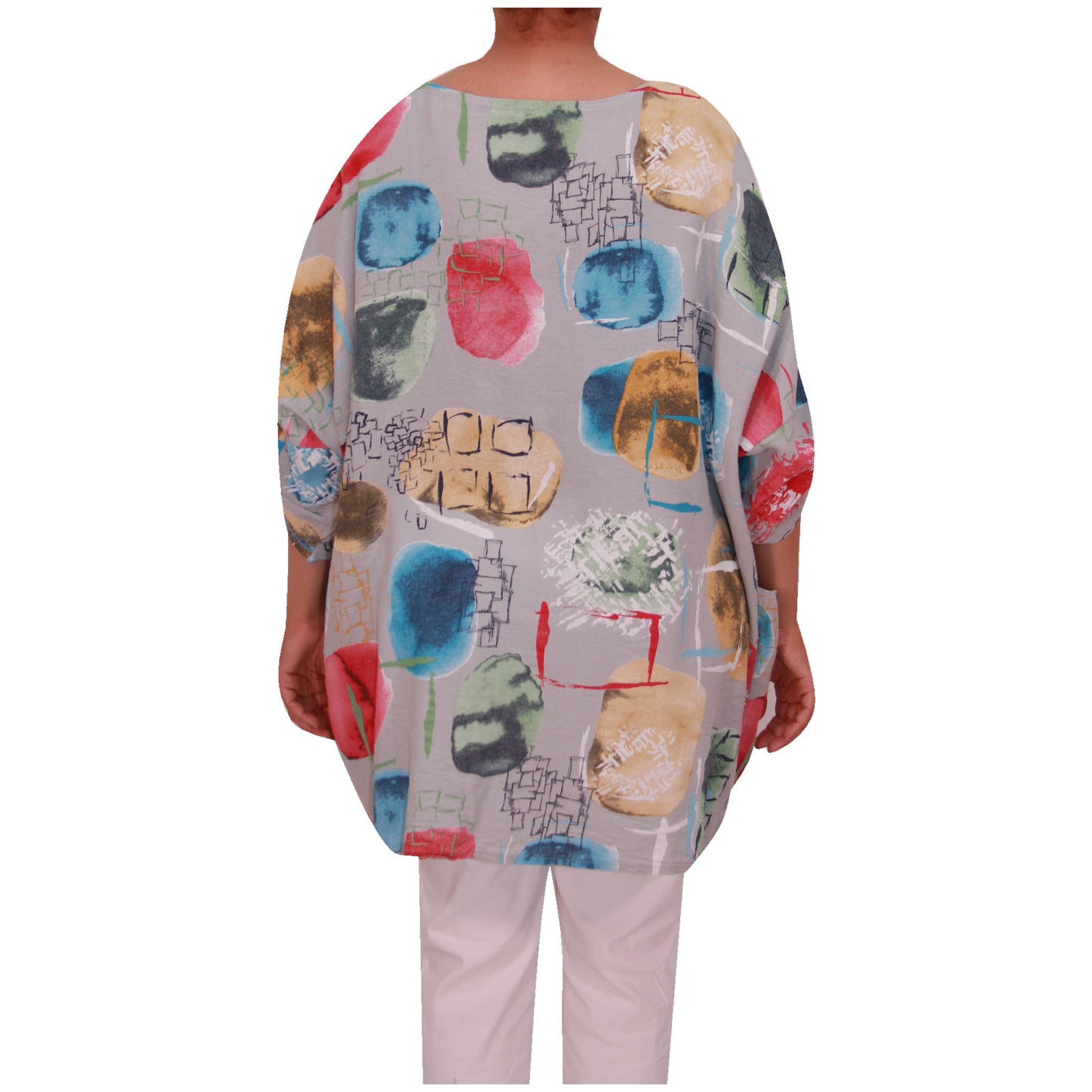 Italian Cotton Top, Apple Print, ladies tops,