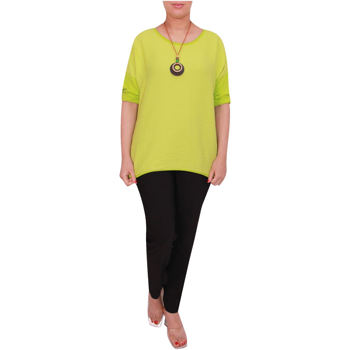 Chemise Crop Top Unie pour Femme, Fabriquée en Italie, avec un Tissu de Qualité Supérieure