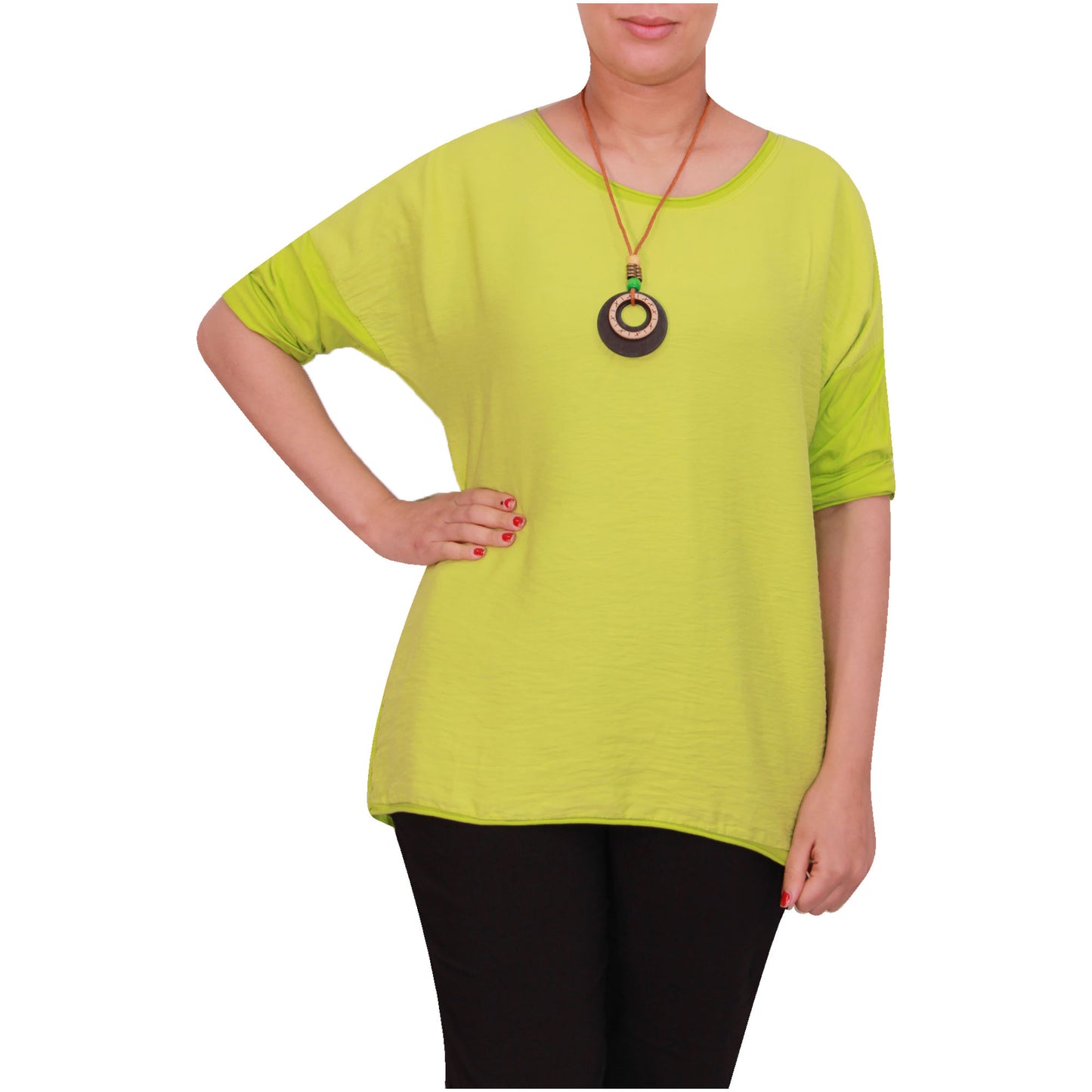 Chemise Crop Top Unie pour Femme, Fabriquée en Italie, avec un Tissu de Qualité Supérieure