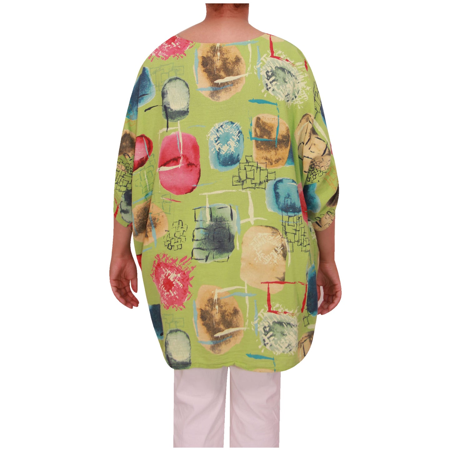 Italian Cotton Top, Apple Print, ladies tops,