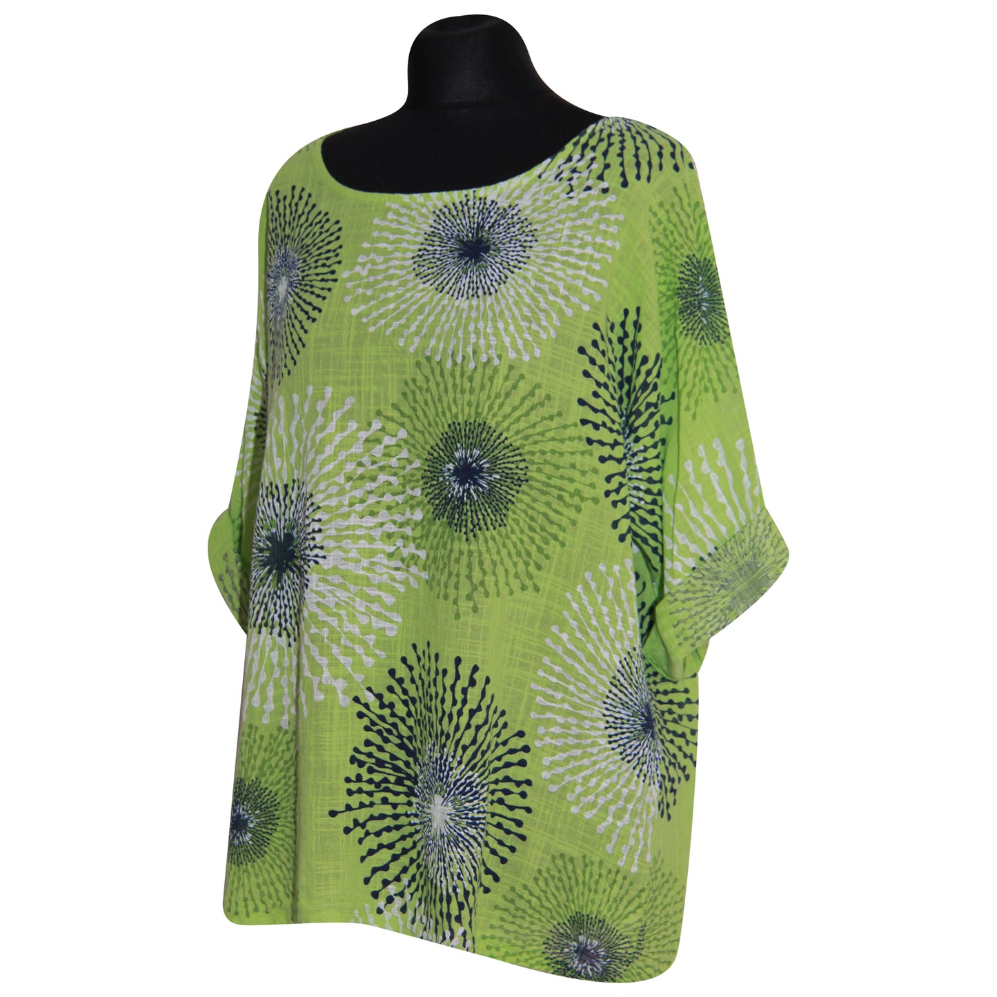 Gecropt topje met Italiaanse spetterprint - Trendy en opvallend