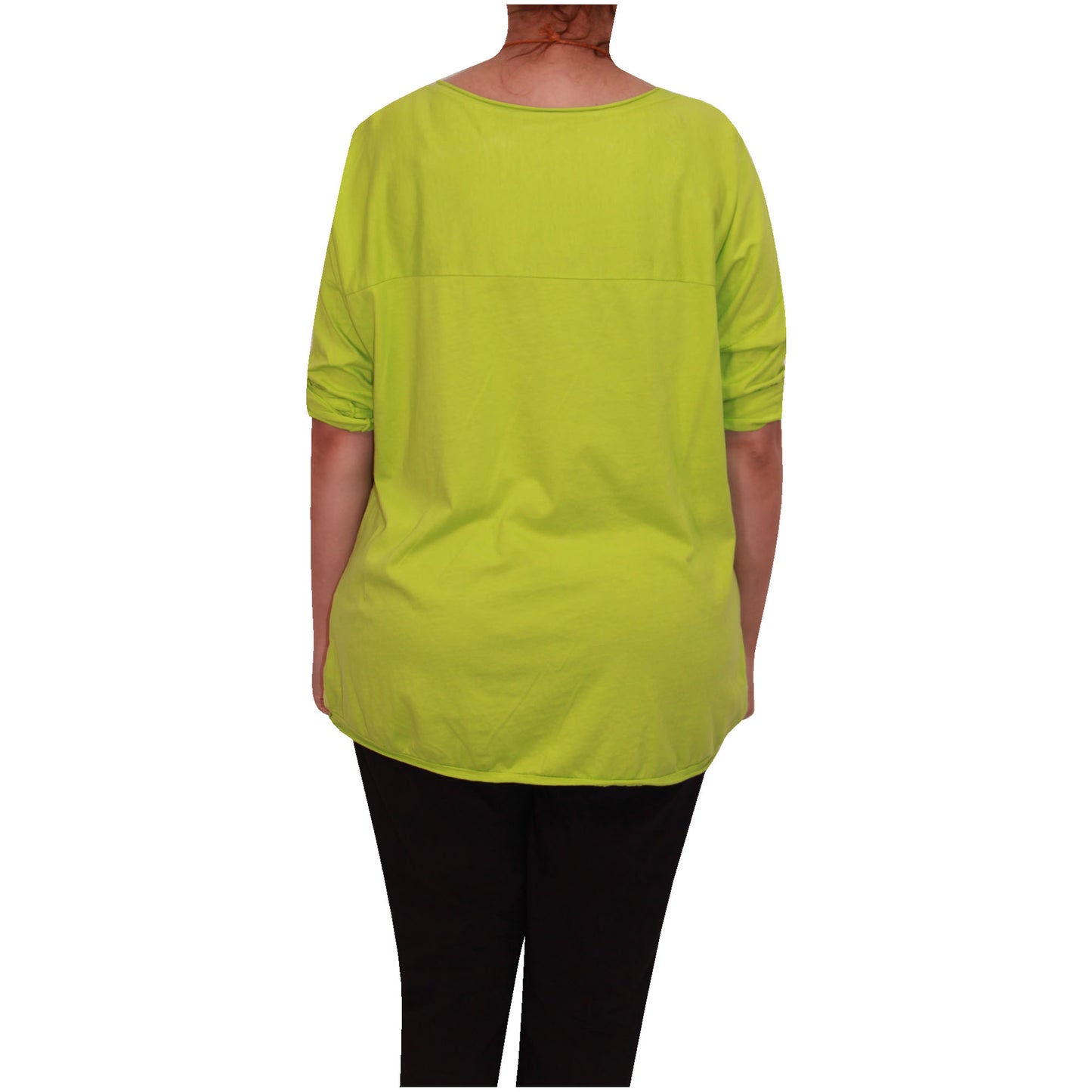 Chemise Crop Top Unie pour Femme, Fabriquée en Italie, avec un Tissu de Qualité Supérieure