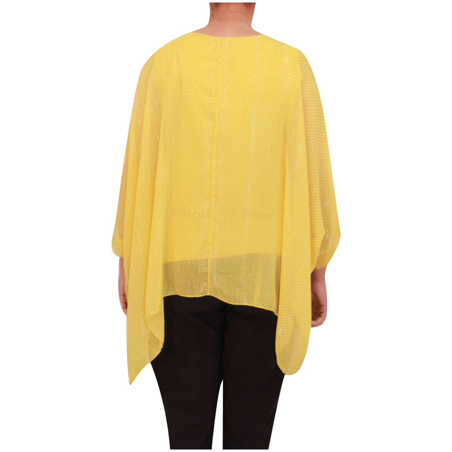 Haut femme kimono chemisier en mousseline de soie