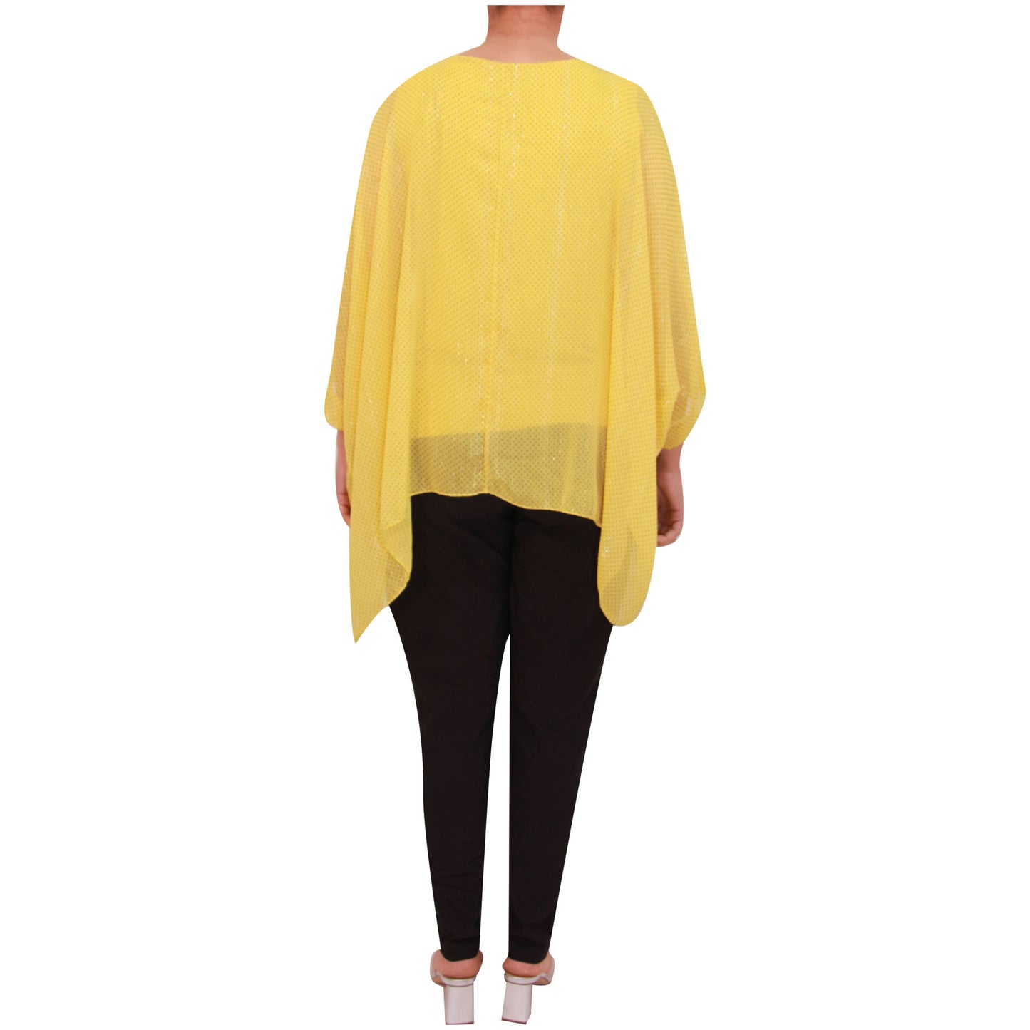 Haut femme kimono chemisier en mousseline de soie