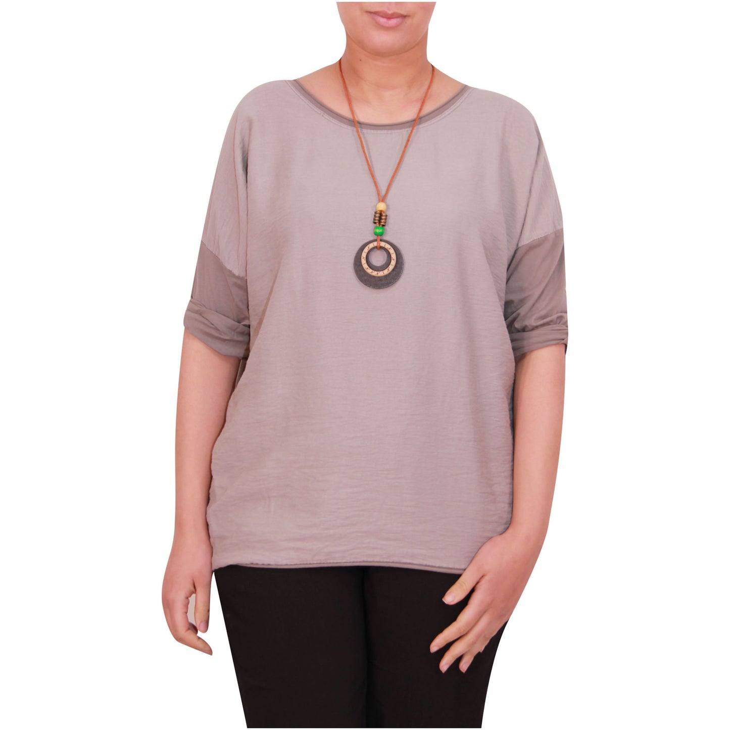Chemise Crop Top Unie pour Femme, Fabriquée en Italie, avec un Tissu de Qualité Supérieure