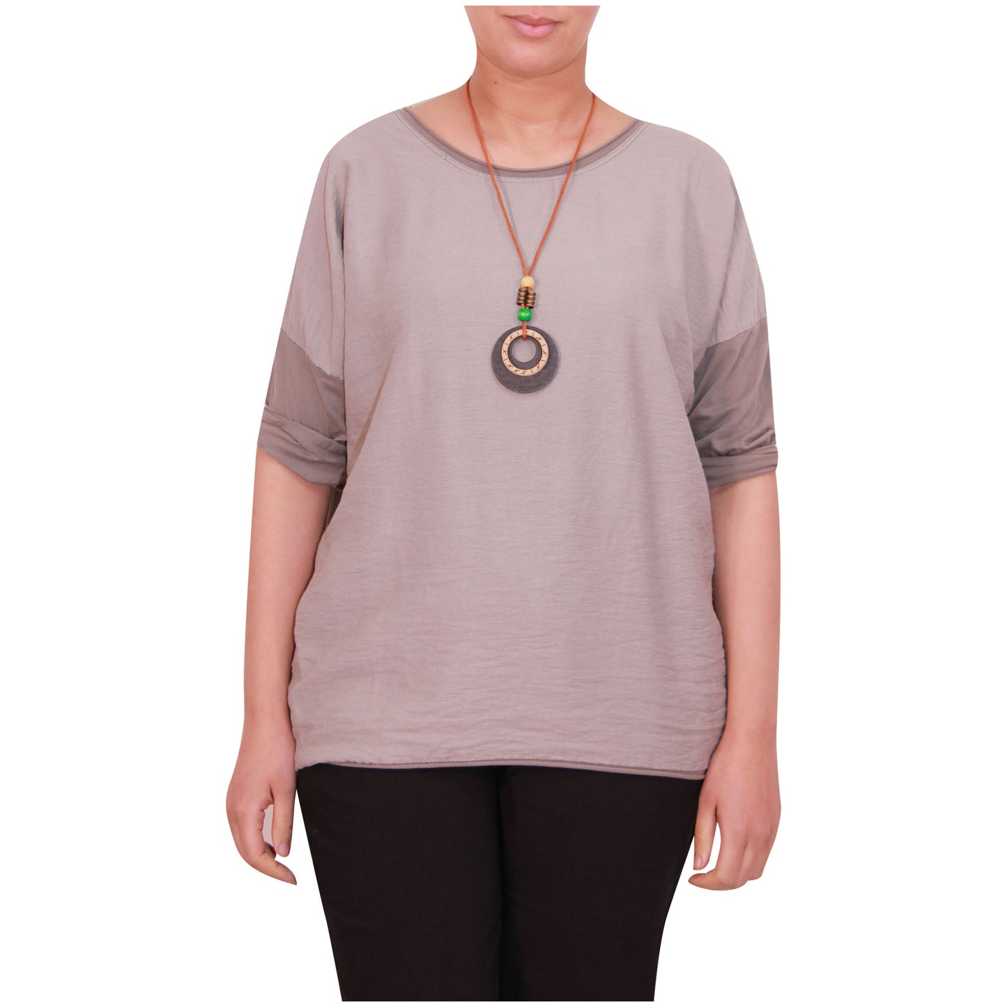 Chemise Crop Top Unie pour Femme, Fabriquée en Italie, avec un Tissu de Qualité Supérieure