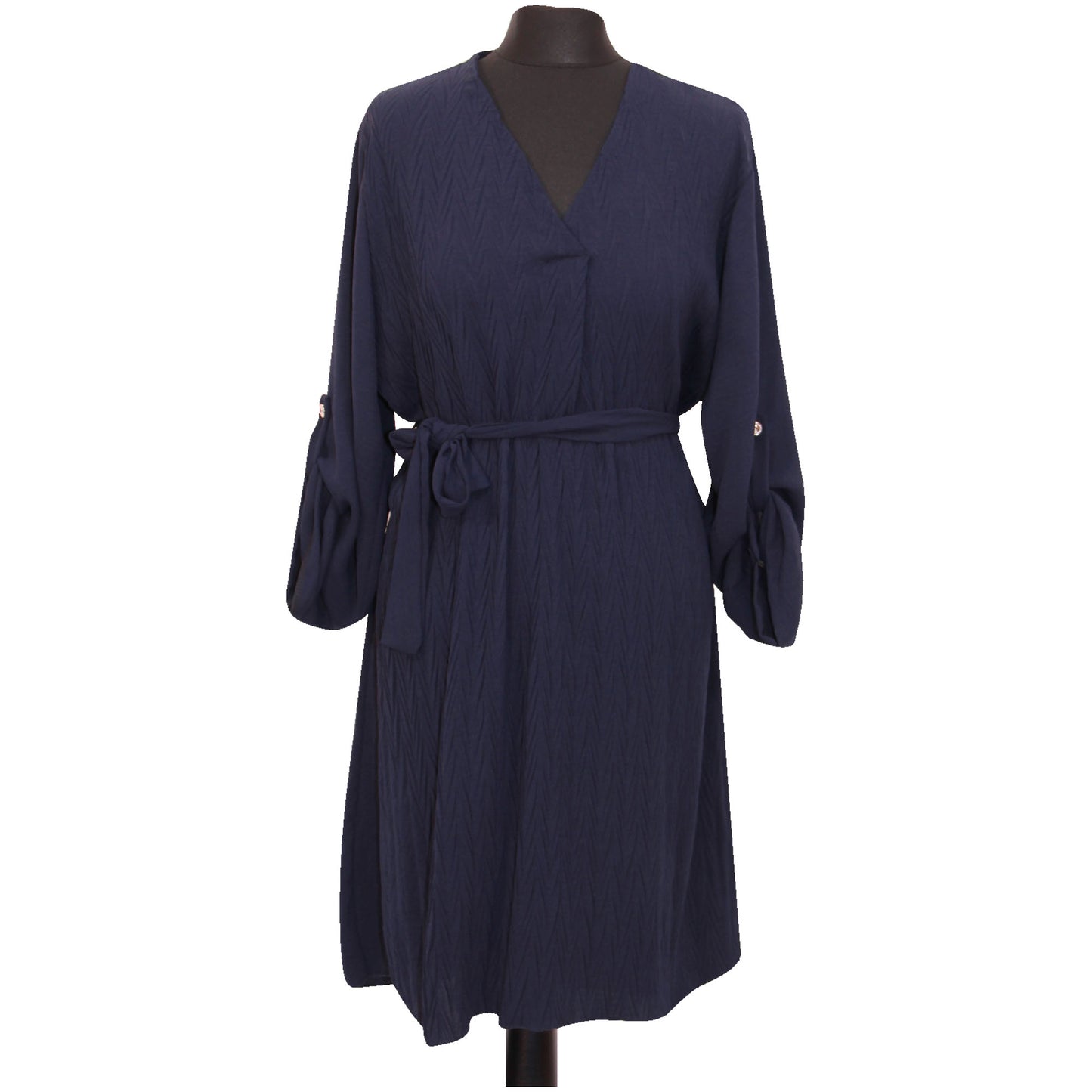 ROBE SWING NŒUD À NOUER POUR FEMME MI-LONGUEUR
