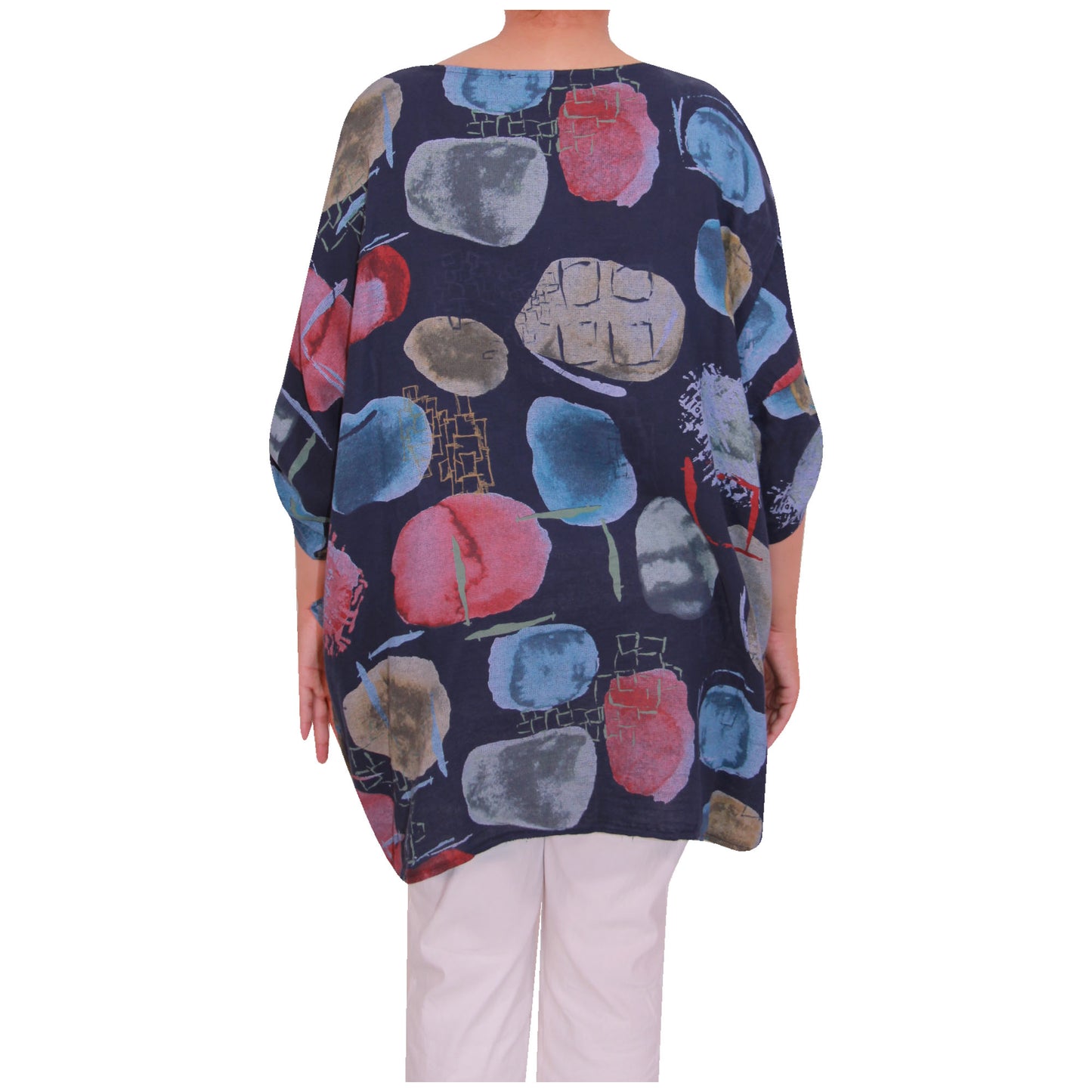 Italian Cotton Top, Apple Print, ladies tops,