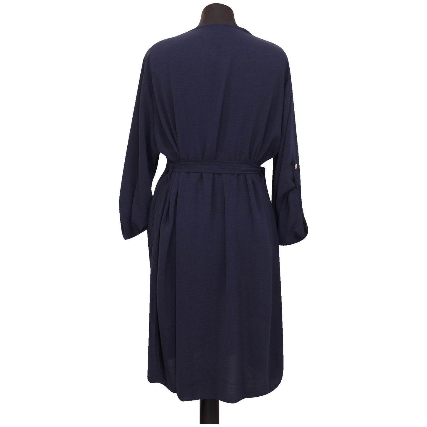 ROBE SWING NŒUD À NOUER POUR FEMME MI-LONGUEUR