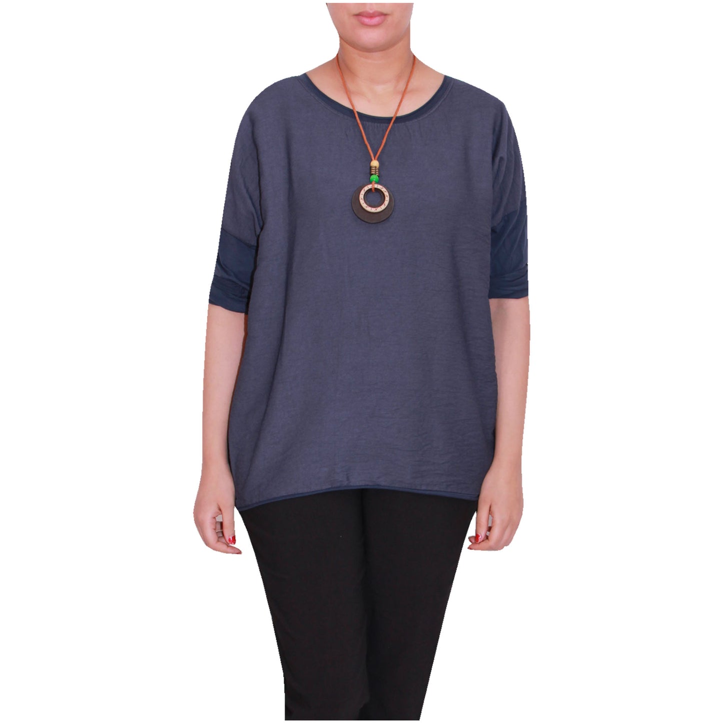 Chemise Crop Top Unie pour Femme, Fabriquée en Italie, avec un Tissu de Qualité Supérieure